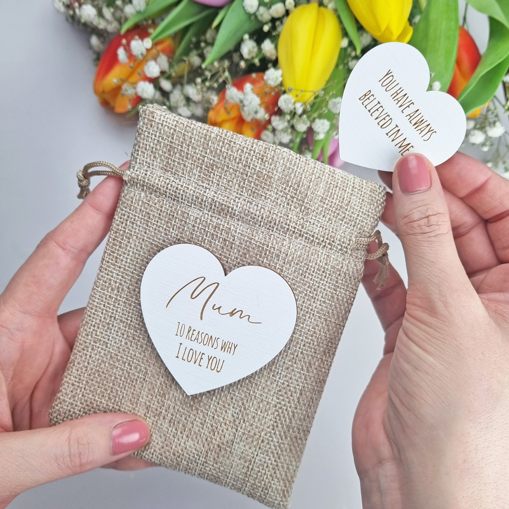10 Reasons Why I Love You Token Bag