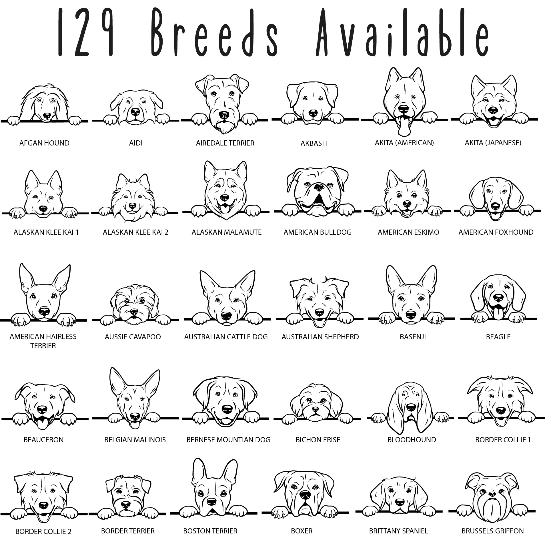 Dog Breed Christmas Decoration