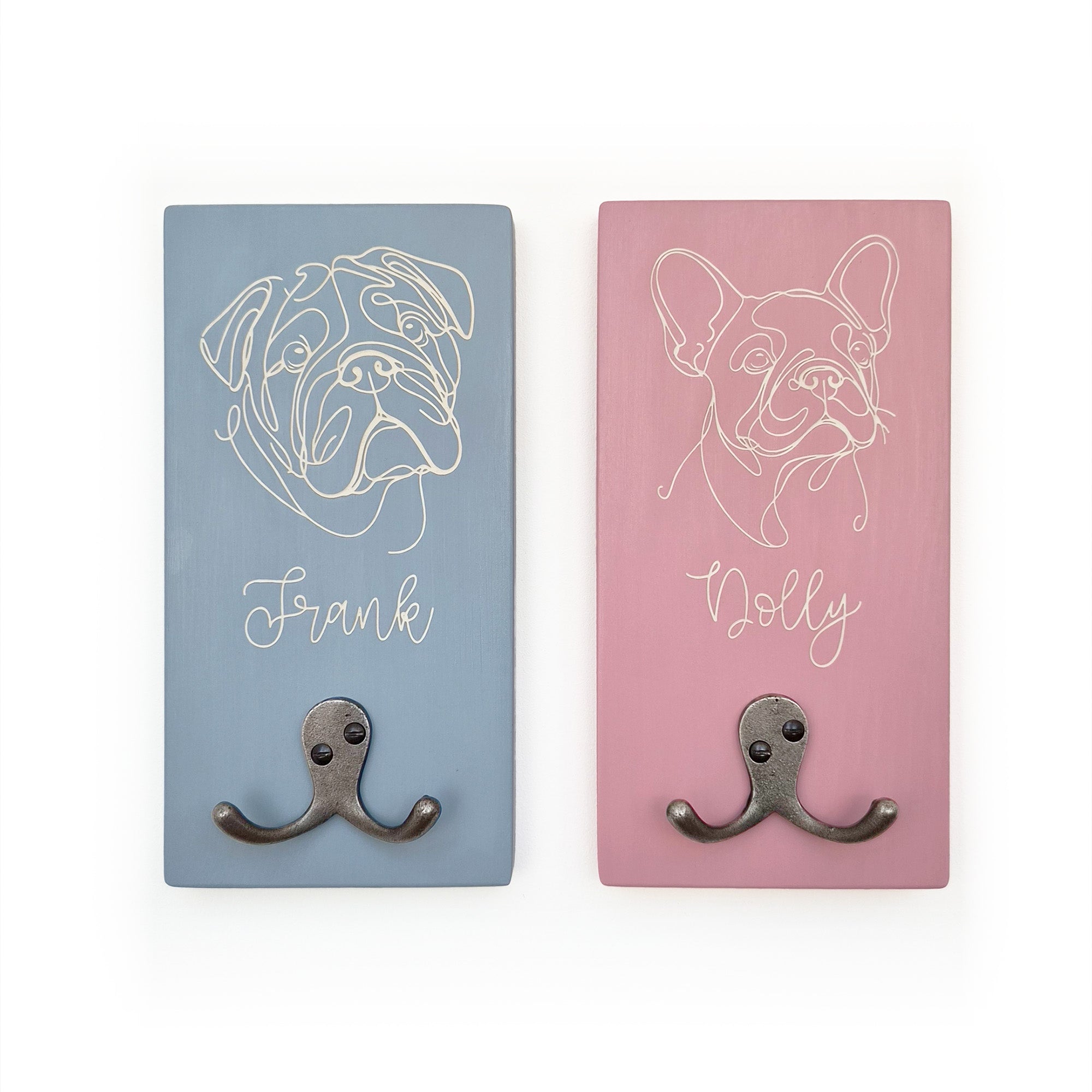 Dog Breed Personalised Lead Hook