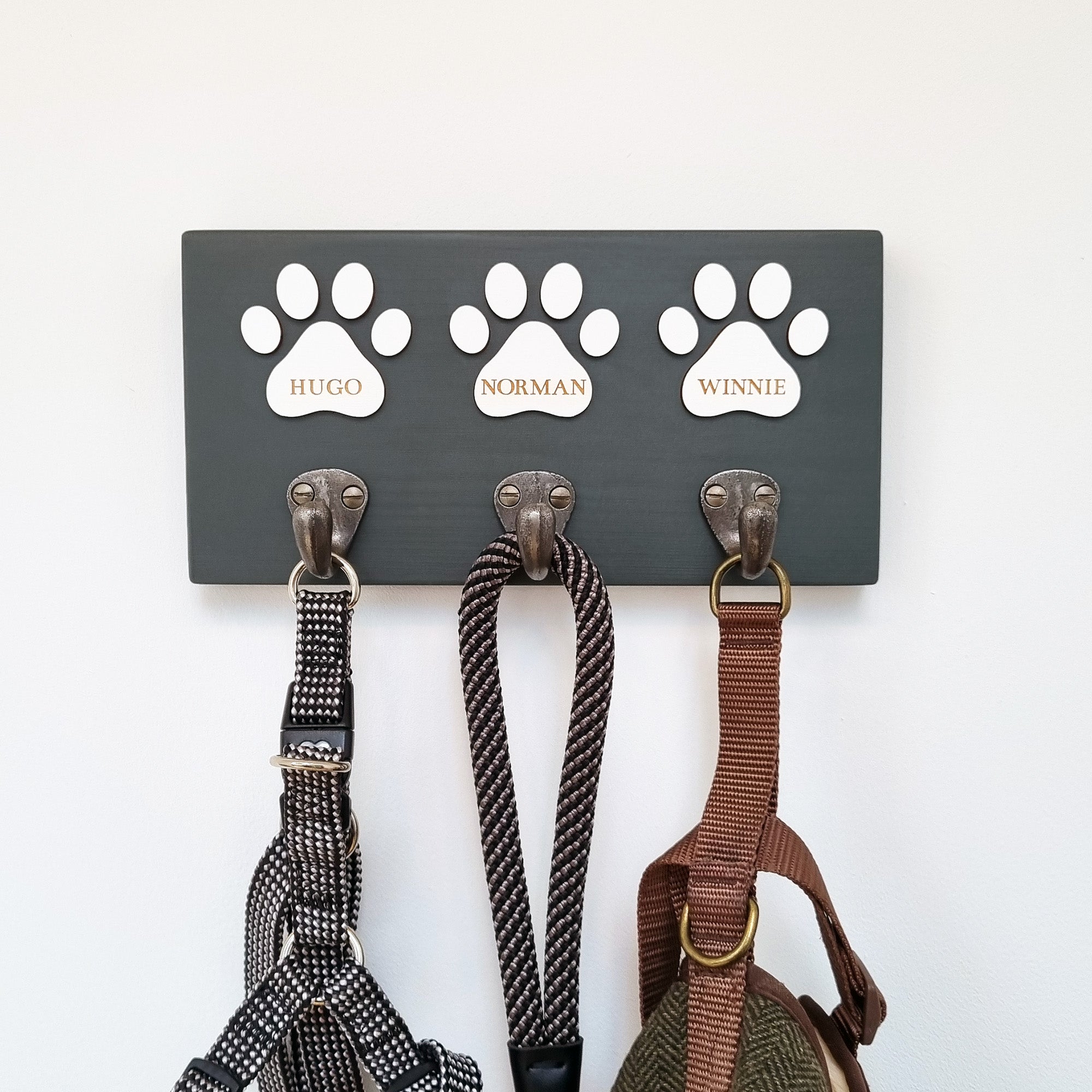 Personalised Initial Key Hook and/or Dog Lead Hook