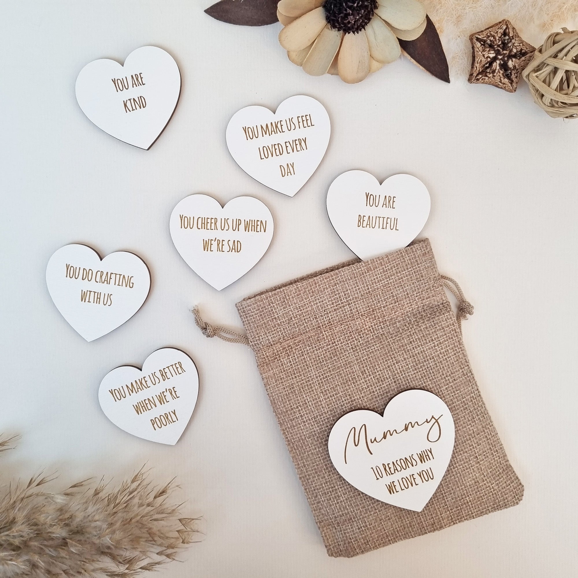 10 Reasons Why I Love You Token Bag