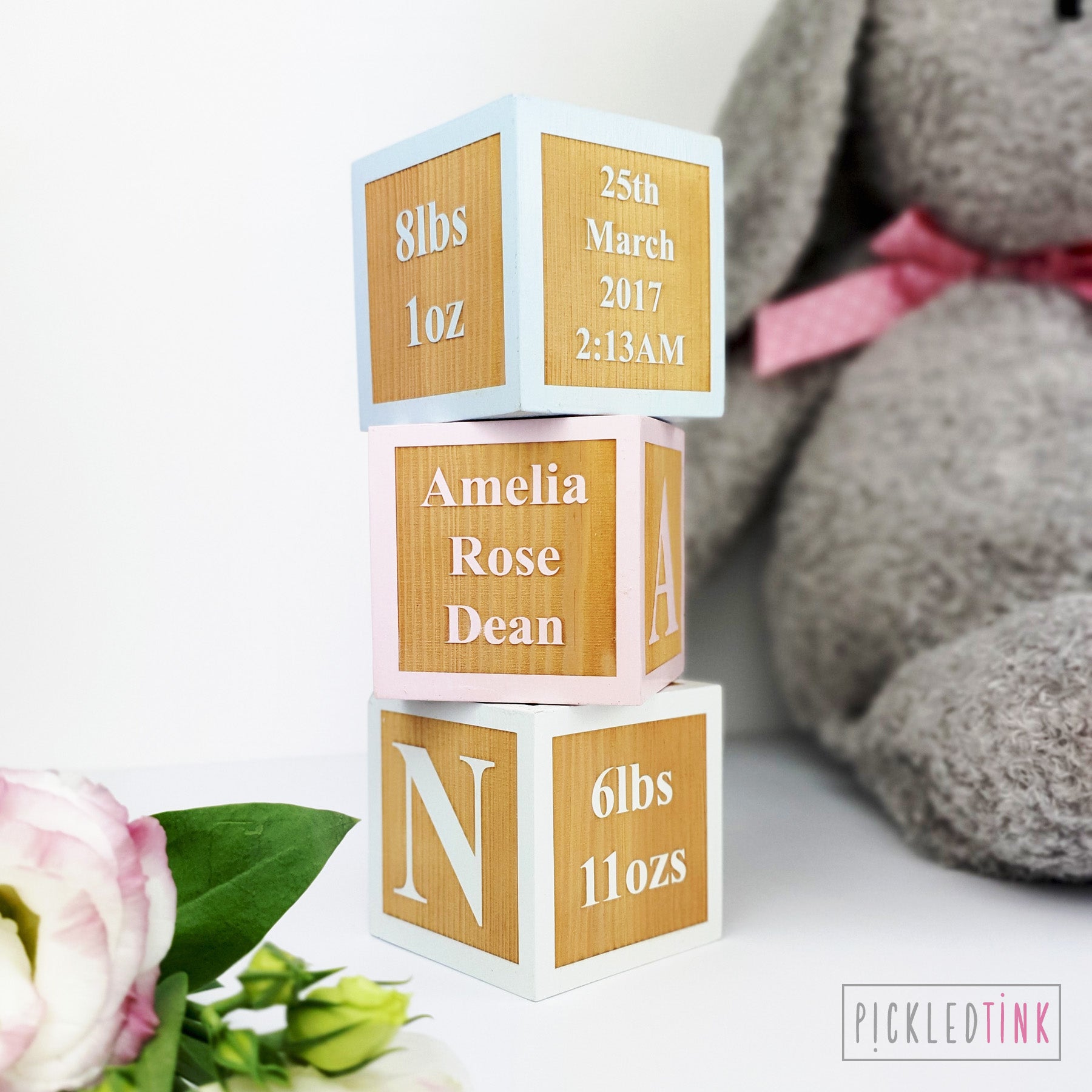 Birth Keepsake Cube