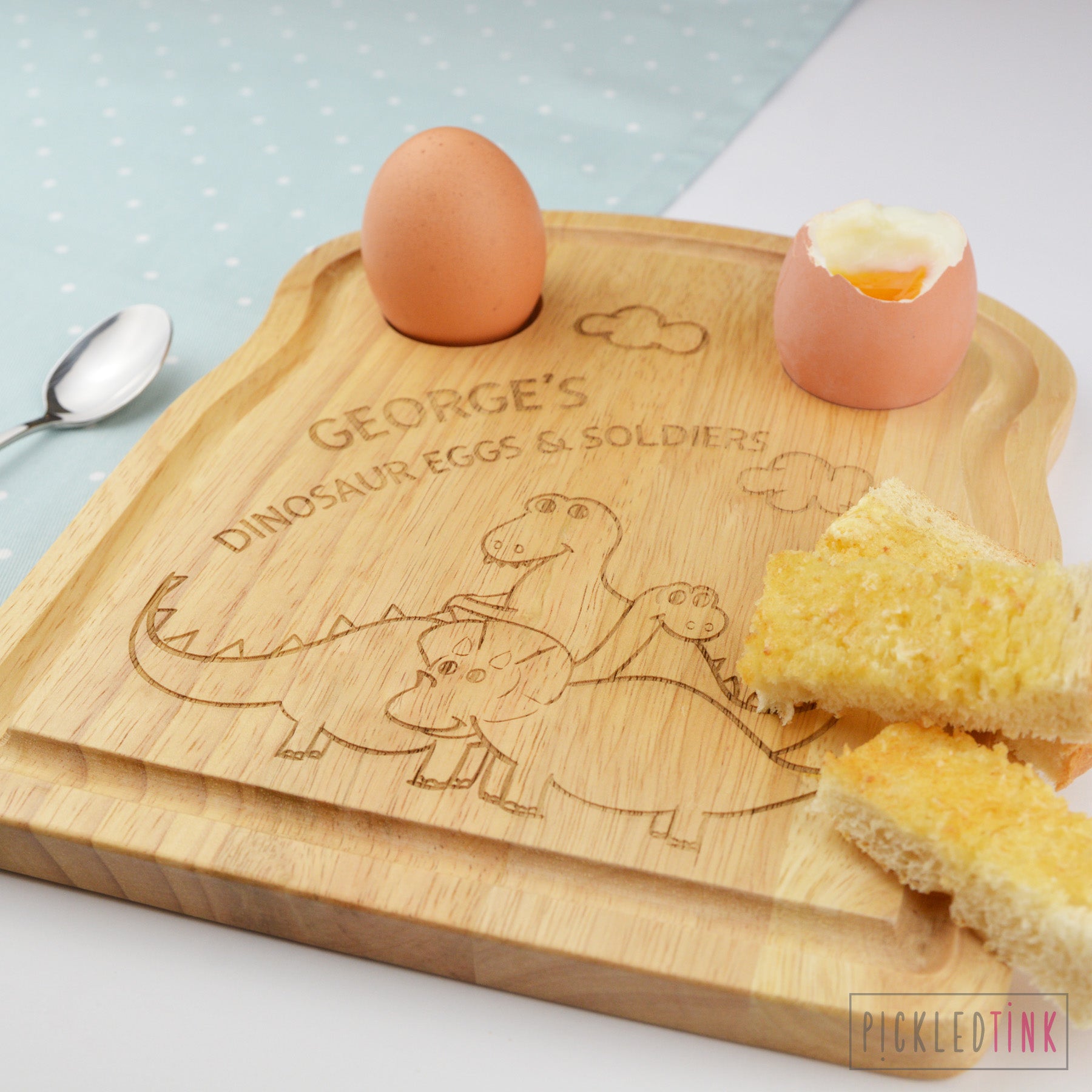 Personalised Breakfast Board - Dinosaur