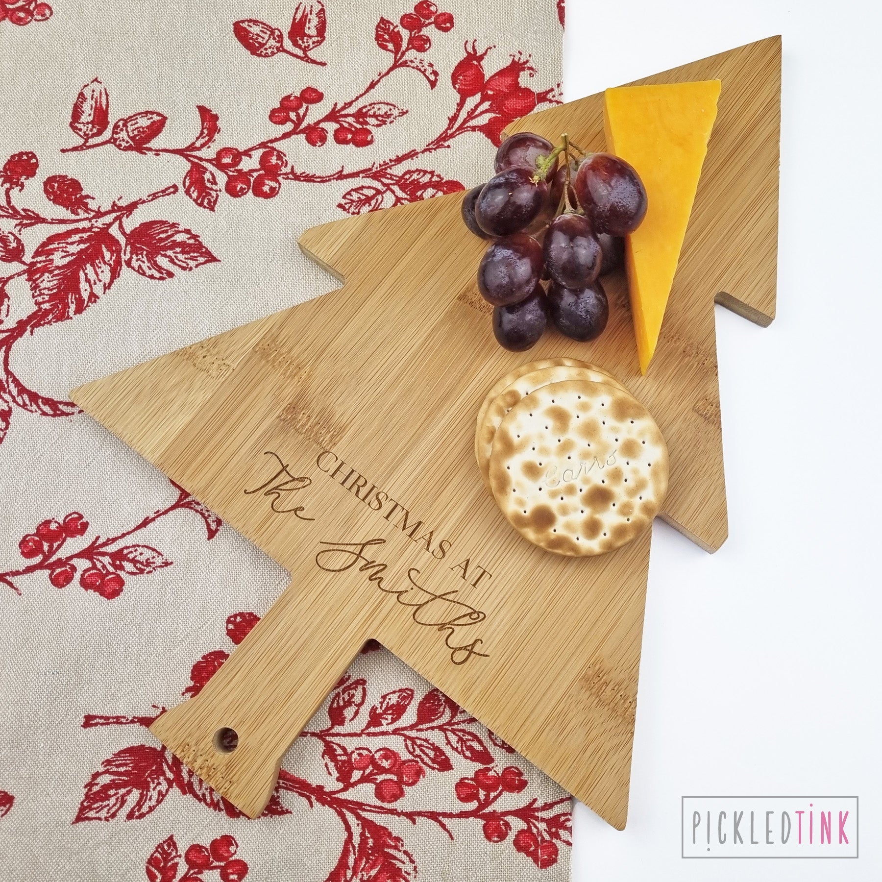 Christmas Tree Serving Board