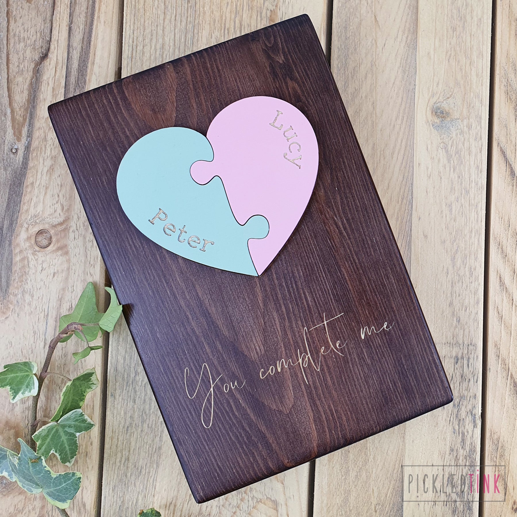 Heart Puzzle Piece Sign