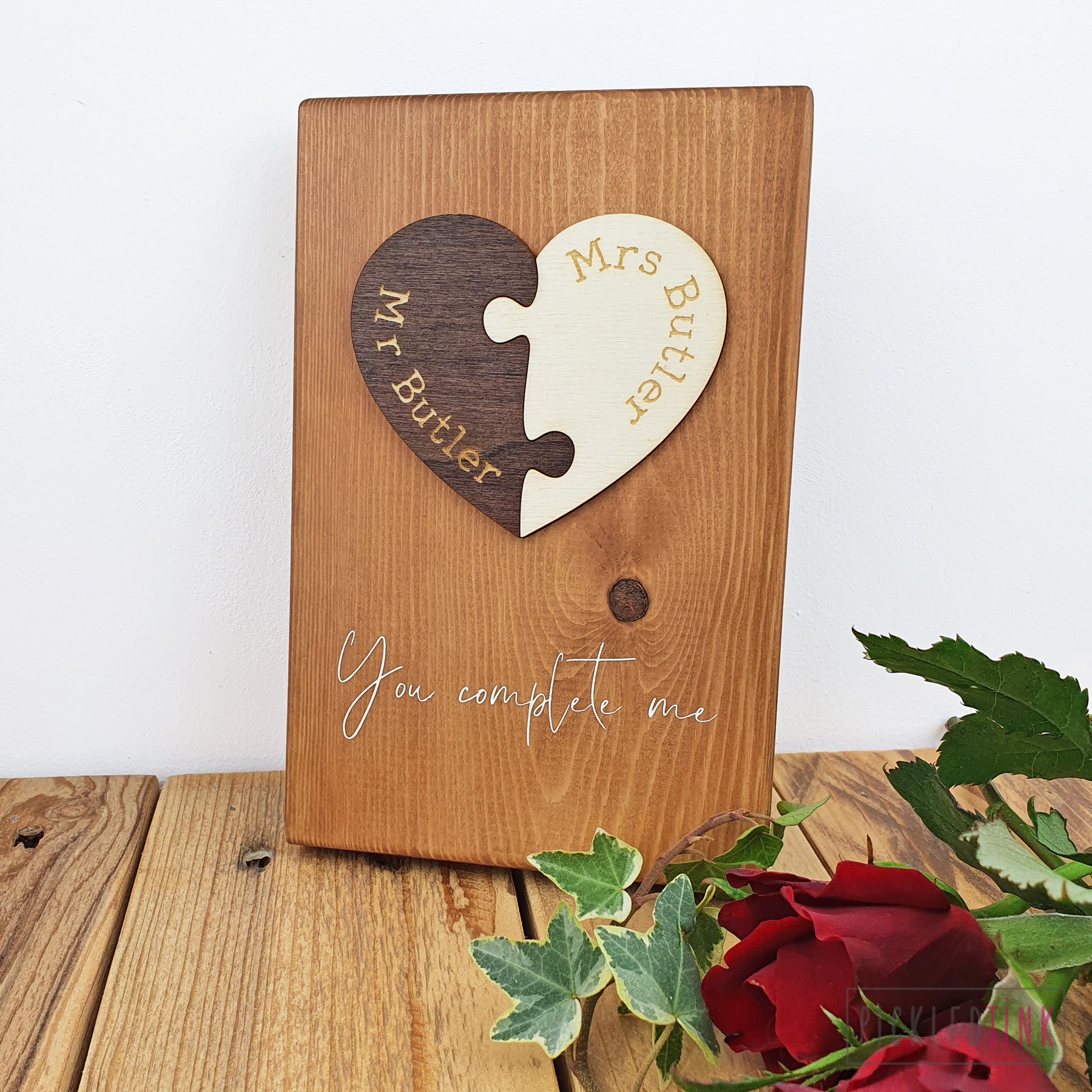 Heart Puzzle Piece Sign