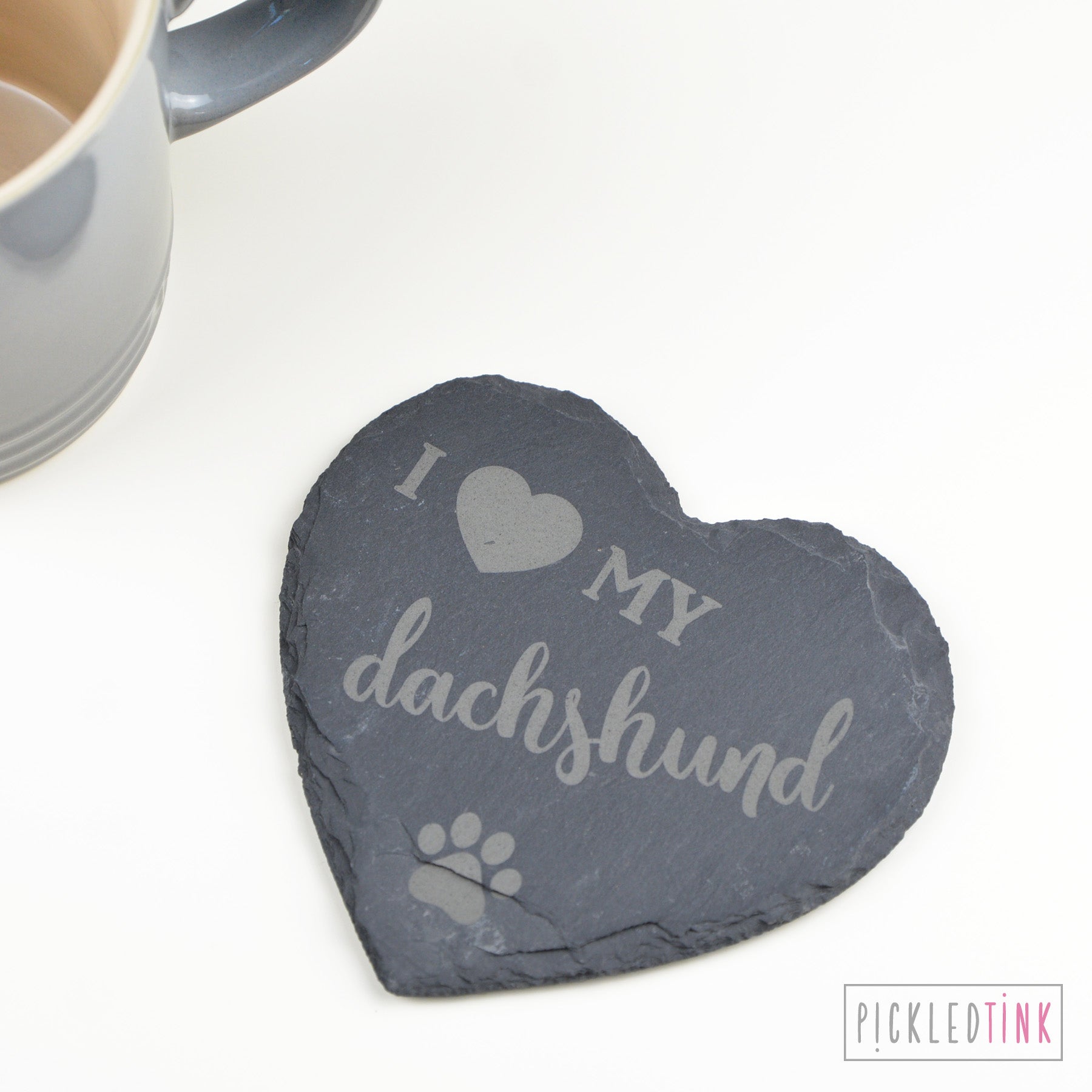 I Heart my Dog Coaster