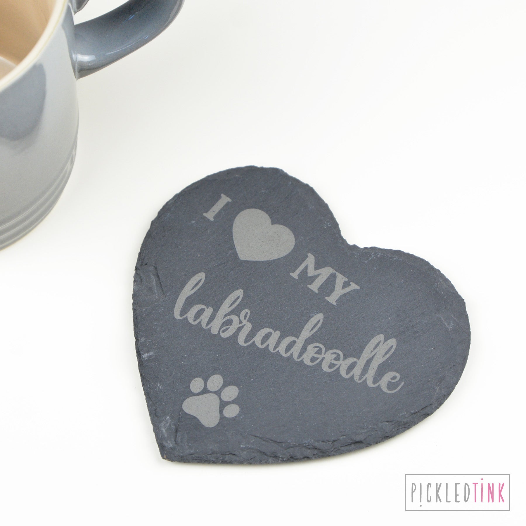 I Heart my Dog Coaster