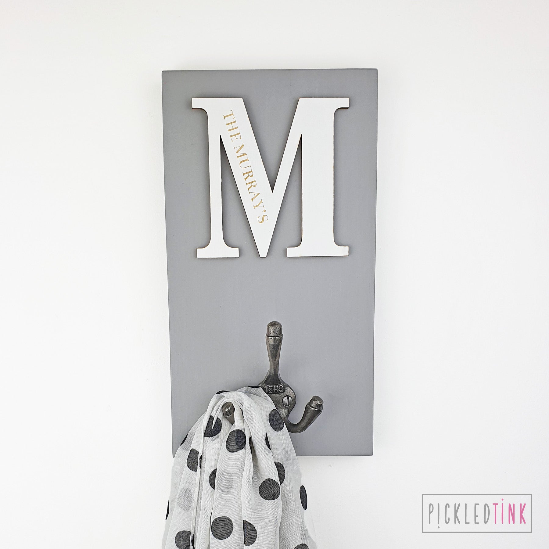 Personalised Initial Coat Hook