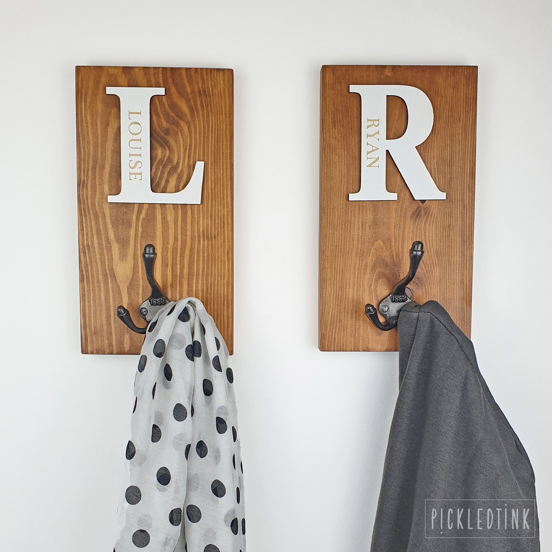 Personalised Initial Coat Hook