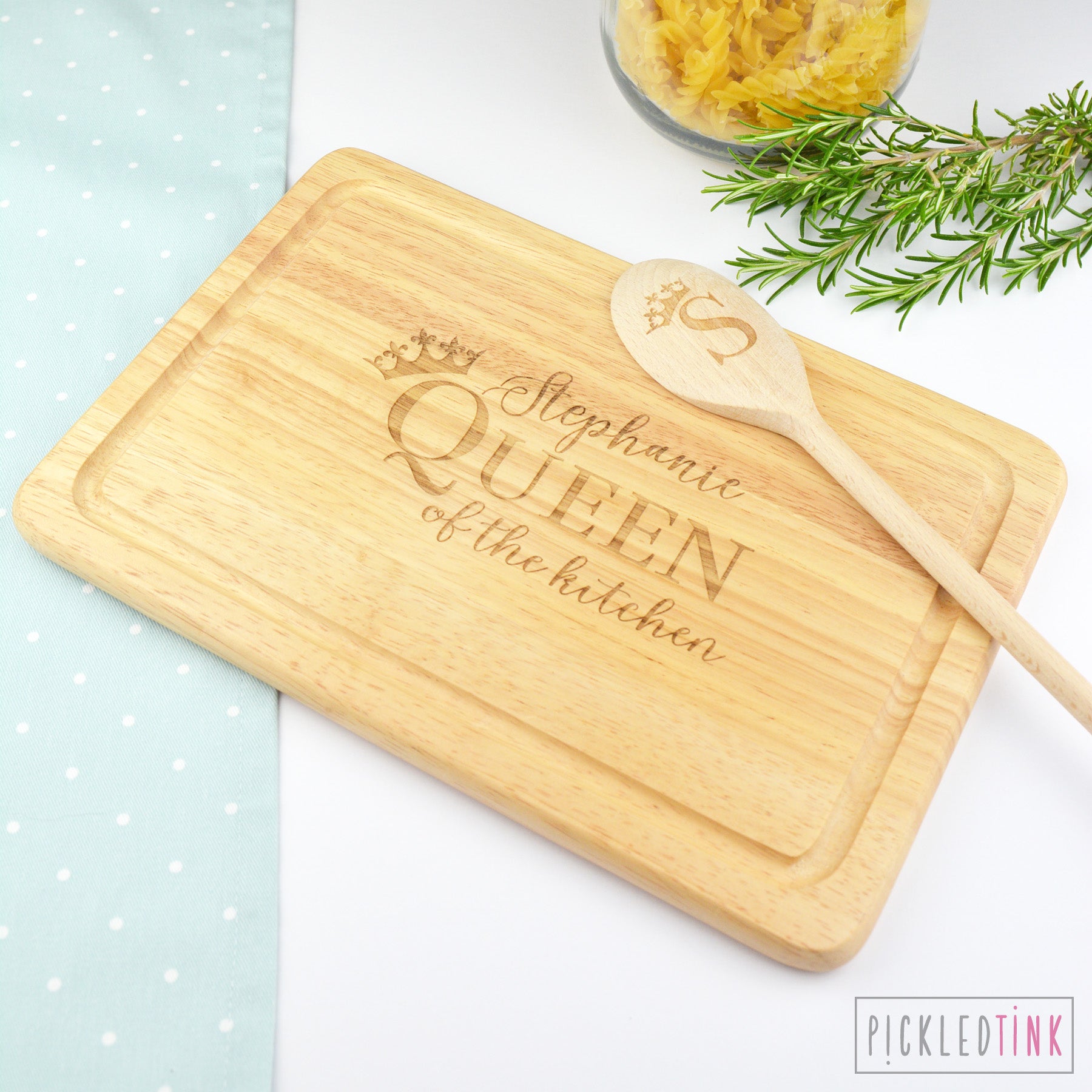 King/Queen of the Kitchen Chopping Board