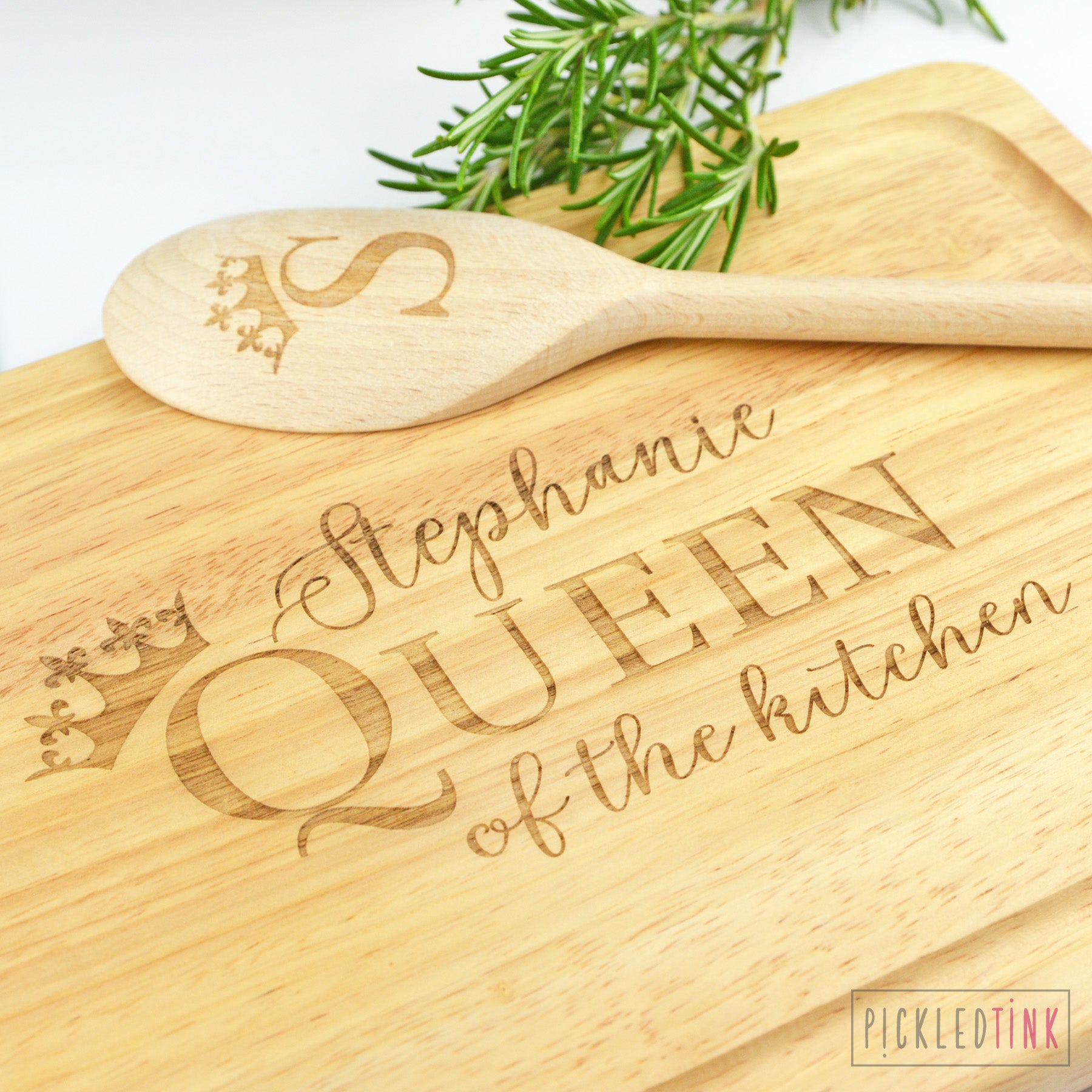 King/Queen of the Kitchen Chopping Board