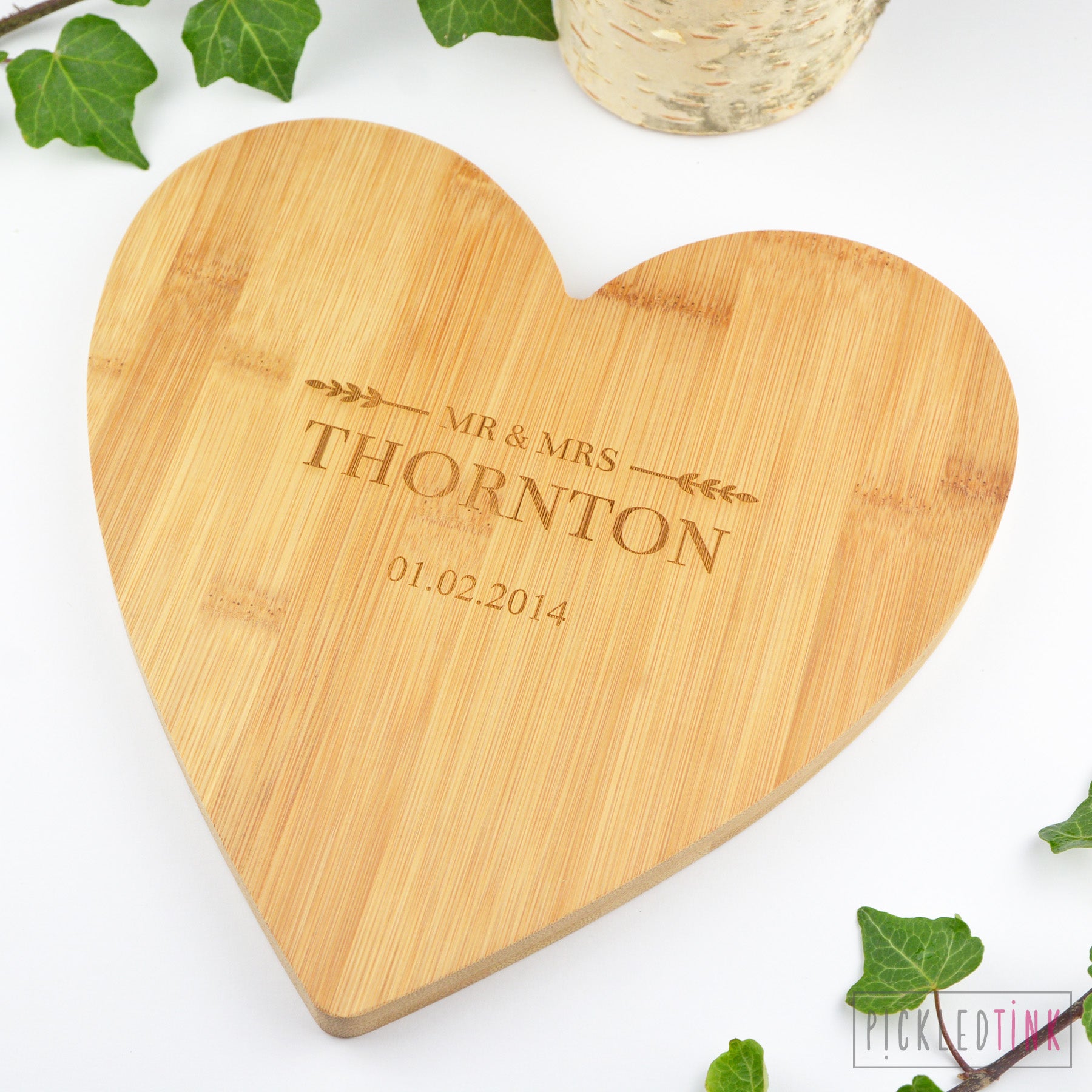 Mr and Mrs Personalised Chopping Board