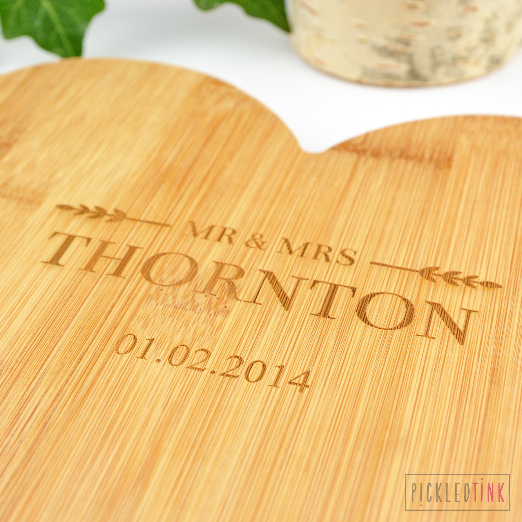 Mr and Mrs Personalised Chopping Board