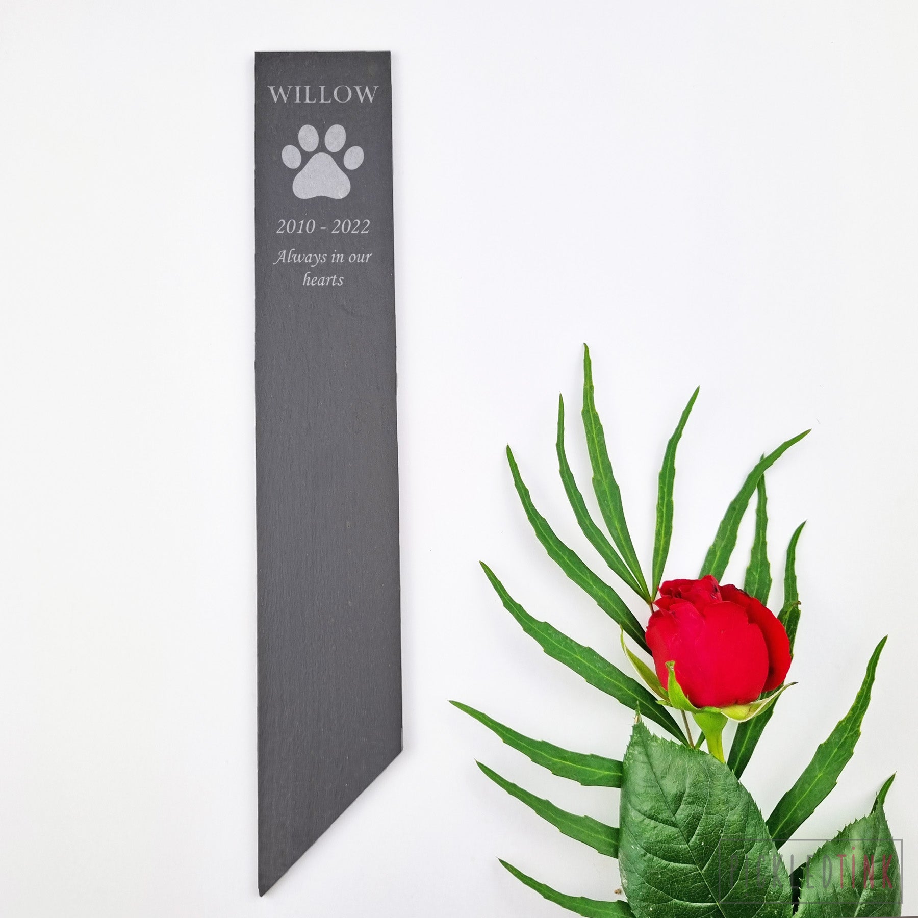 Welsh Slate Pet Memorial Plant Marker