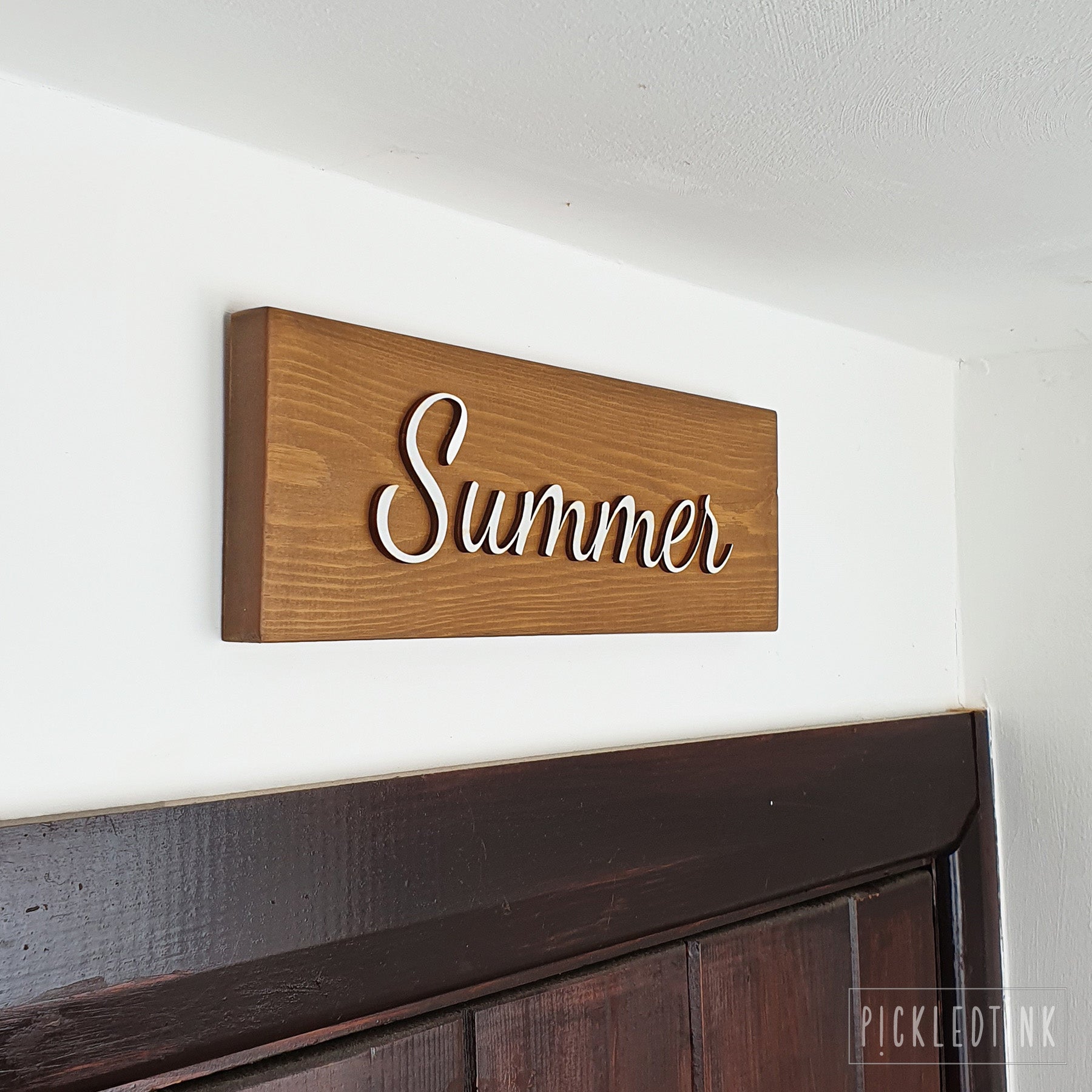 Wooden Name Sign