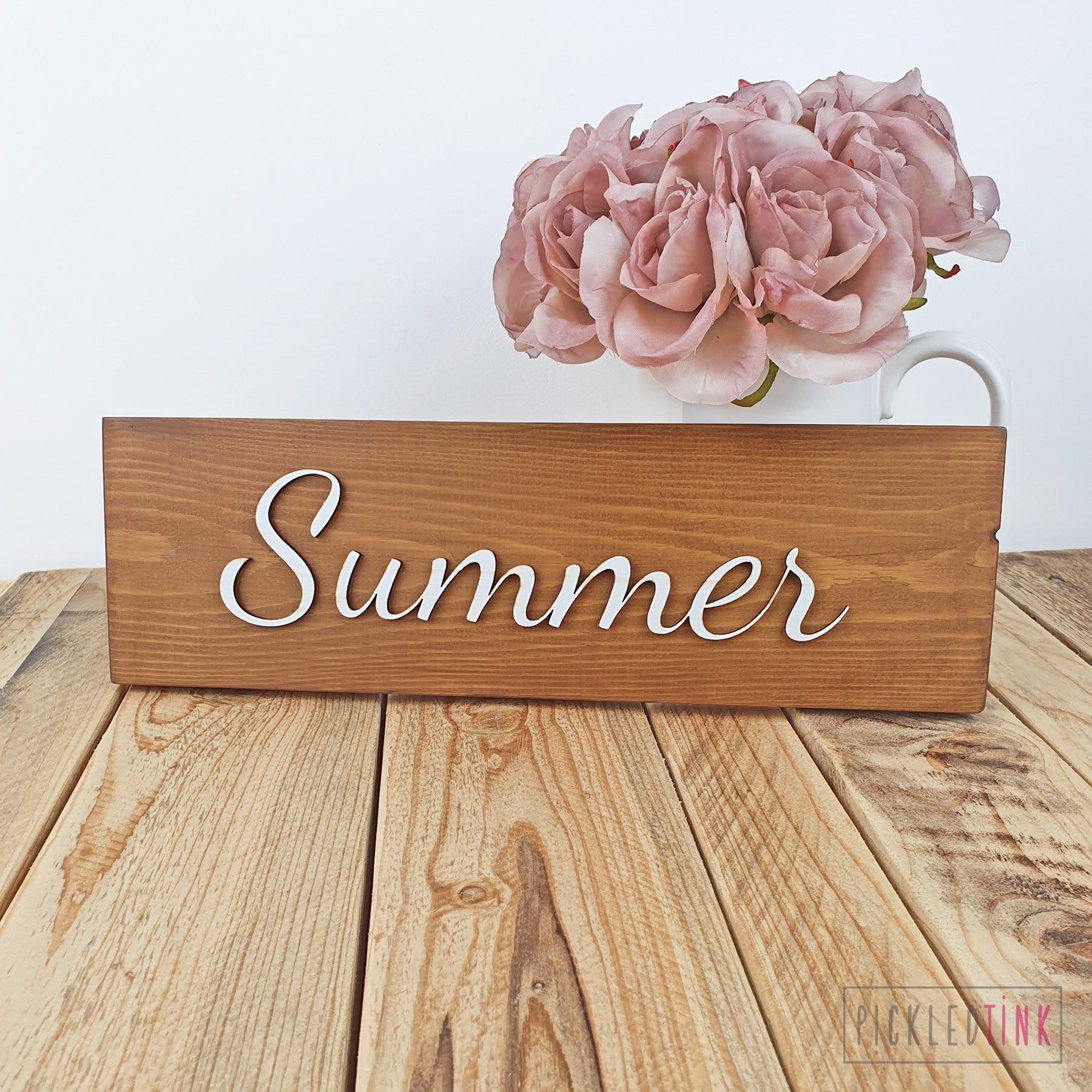 Wooden Name Sign