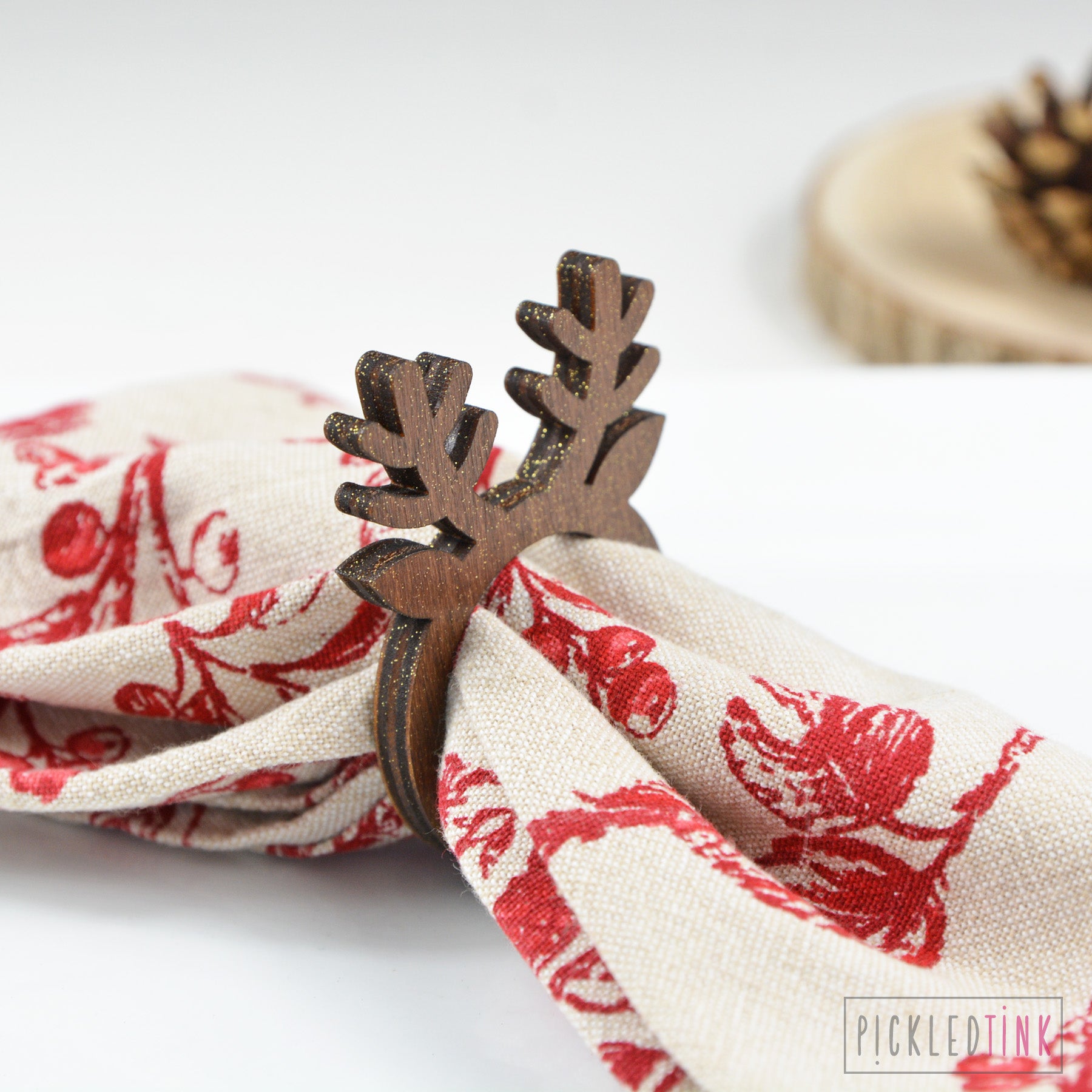 Christmas Reindeer Napkin Rings