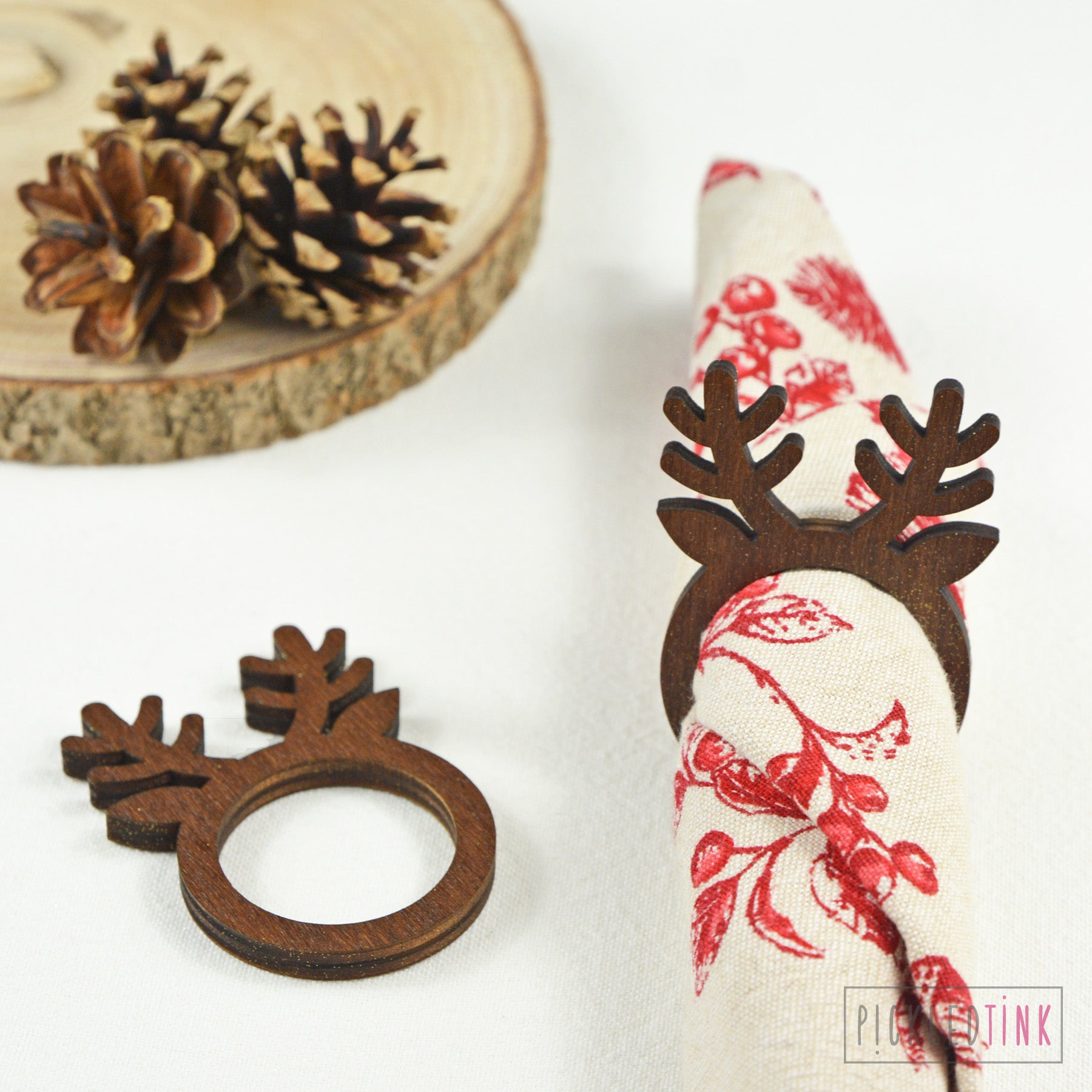 Christmas Reindeer Napkin Rings