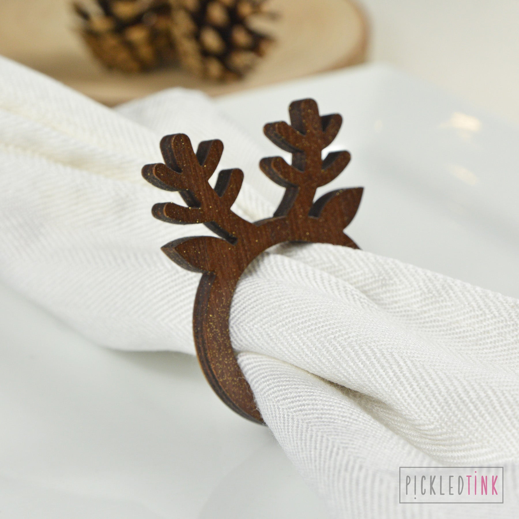 Christmas Reindeer Napkin Rings