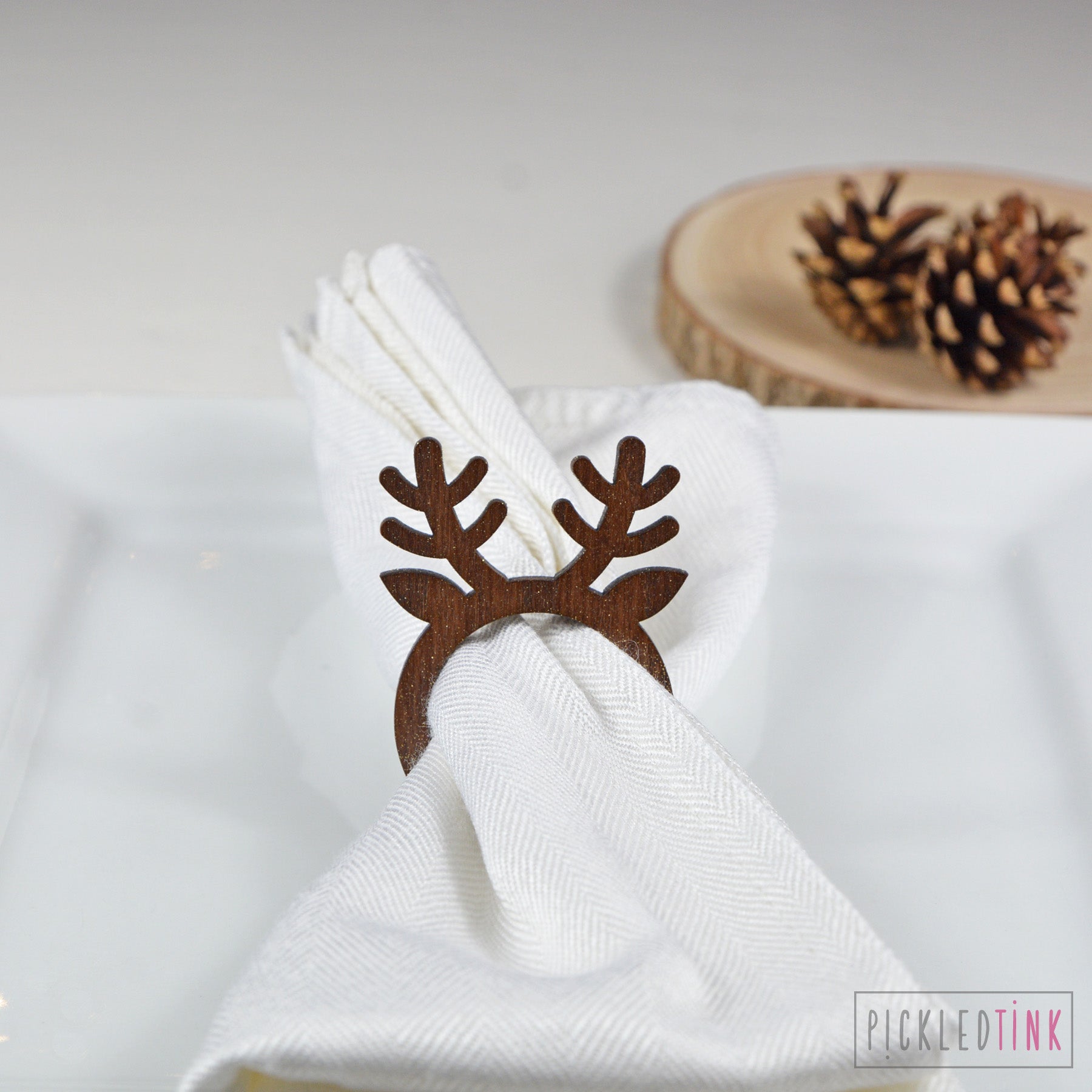 Christmas Reindeer Napkin Rings