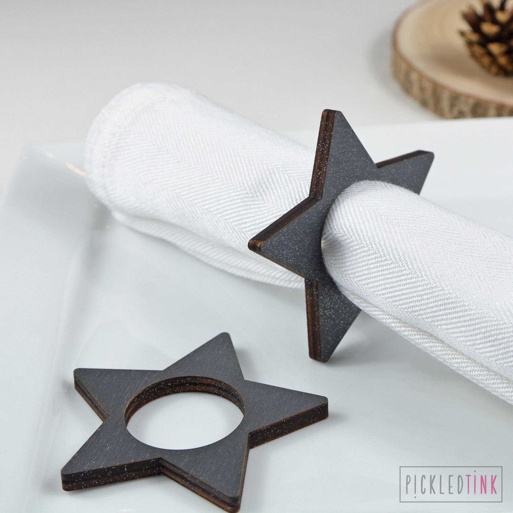 Christmas Star Napkin Rings