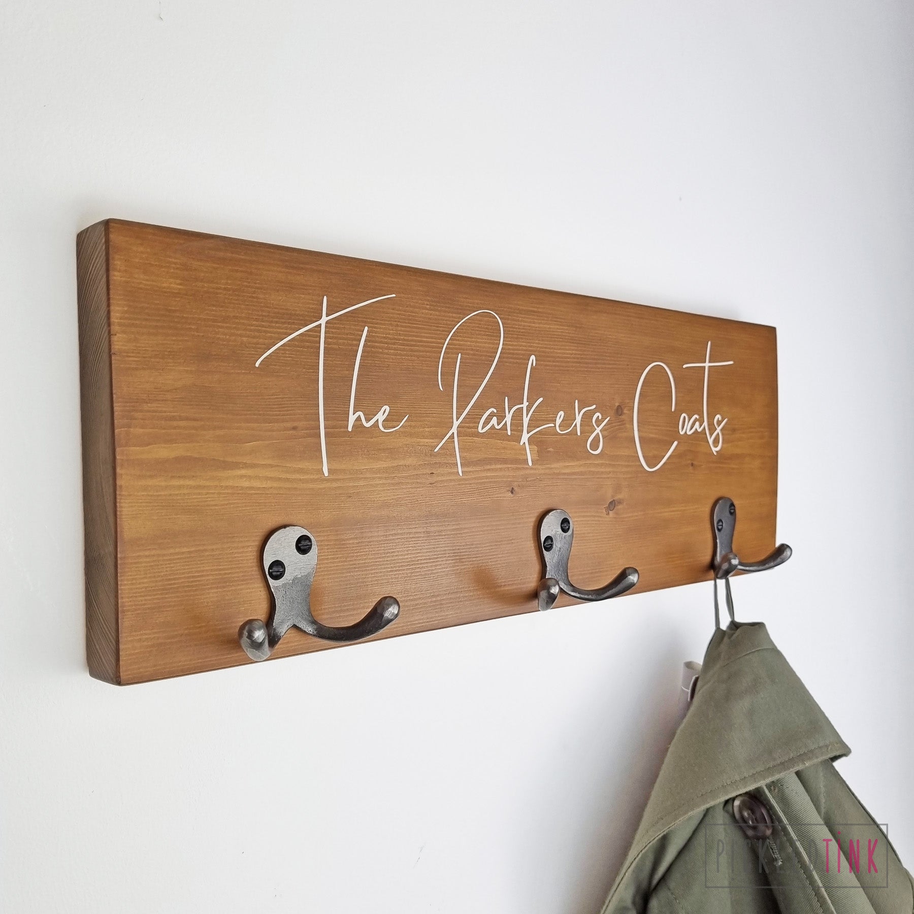 Personalised Family Coat Hook