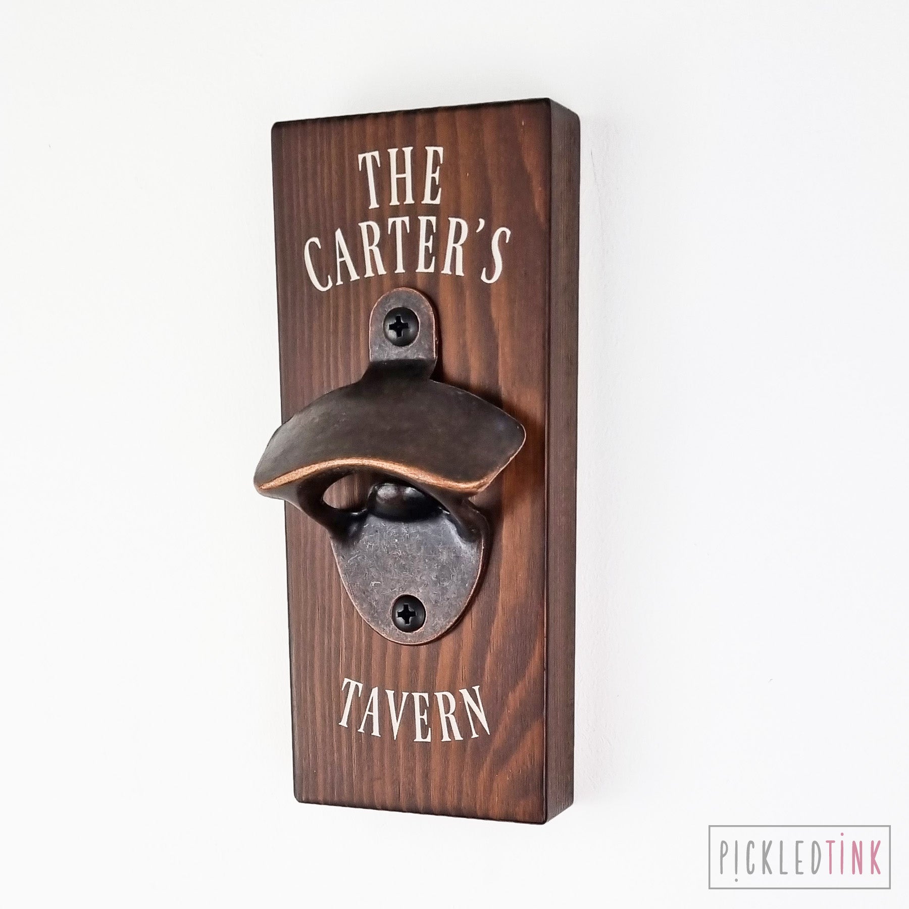 Personalised Wall Mounted Bottle Opener