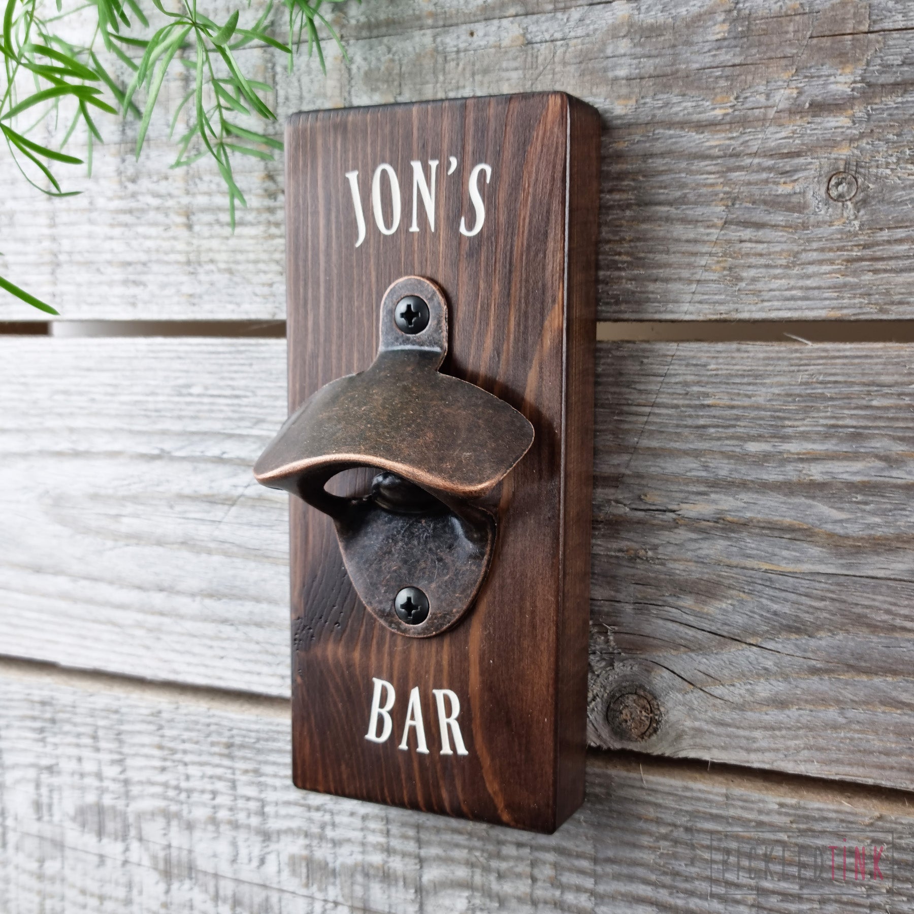 Personalised Wall Mounted Bottle Opener