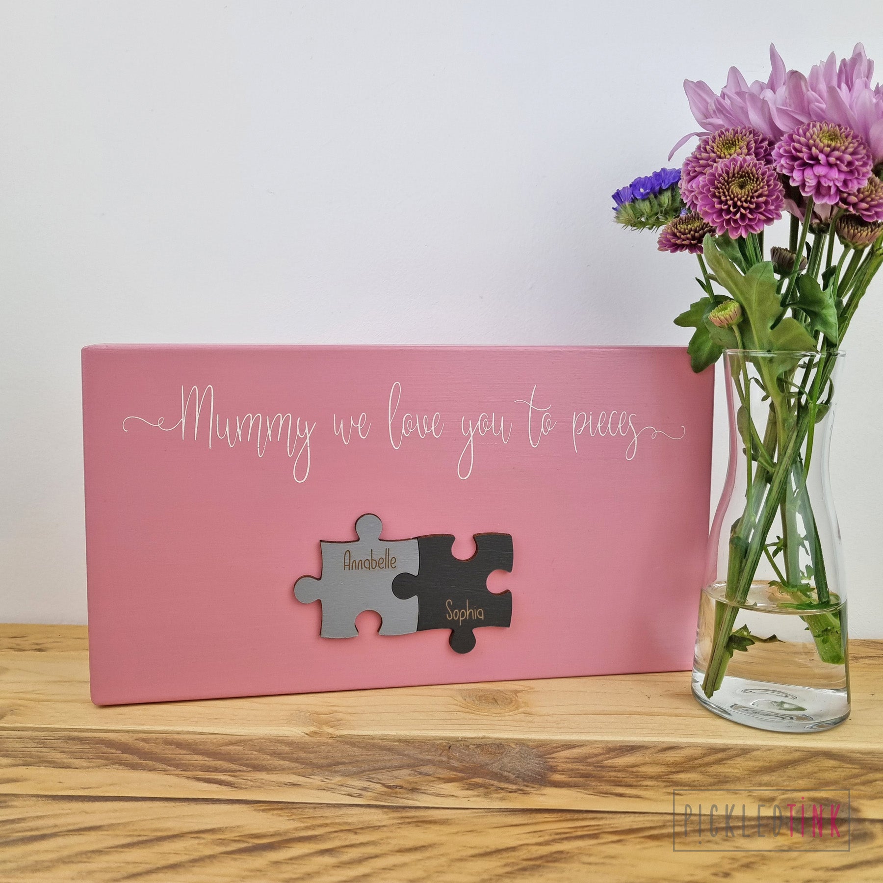 We Love You To Pieces Puzzle Sign