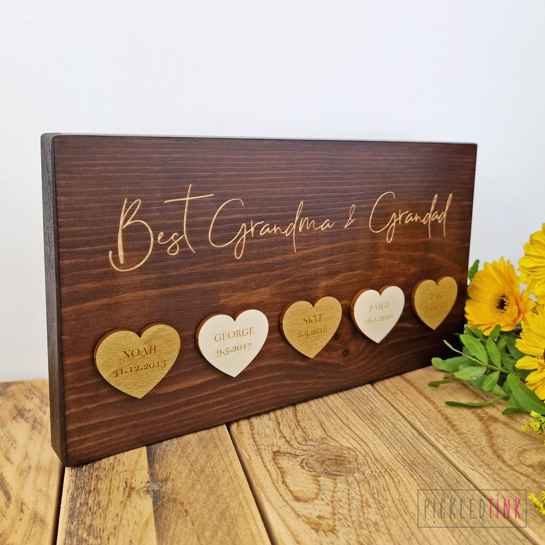 Personalised Heart Plaque