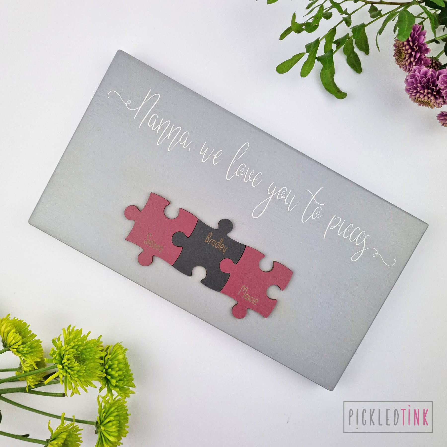 We Love You To Pieces Puzzle Sign