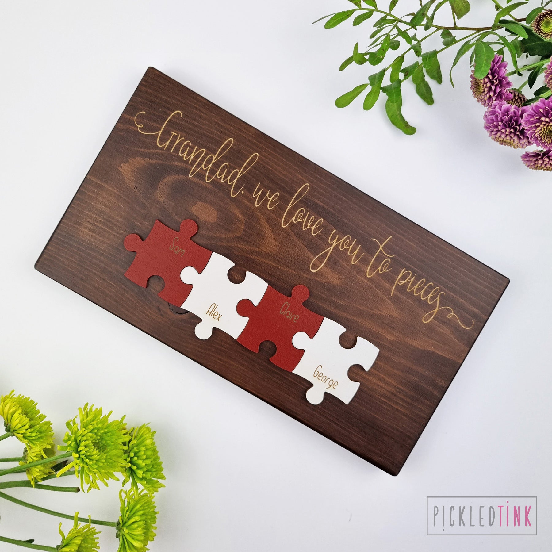 We Love You To Pieces Puzzle Sign