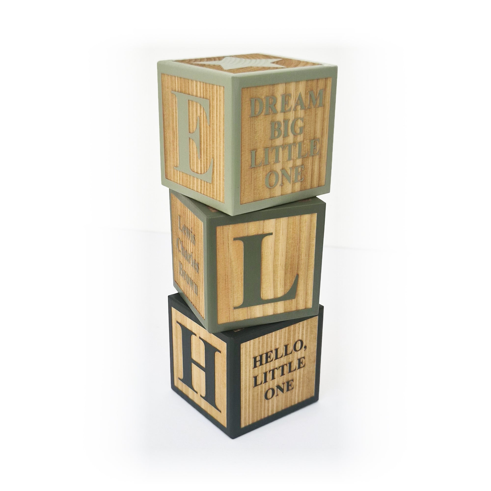 Personalised Birth Keepsake Cube