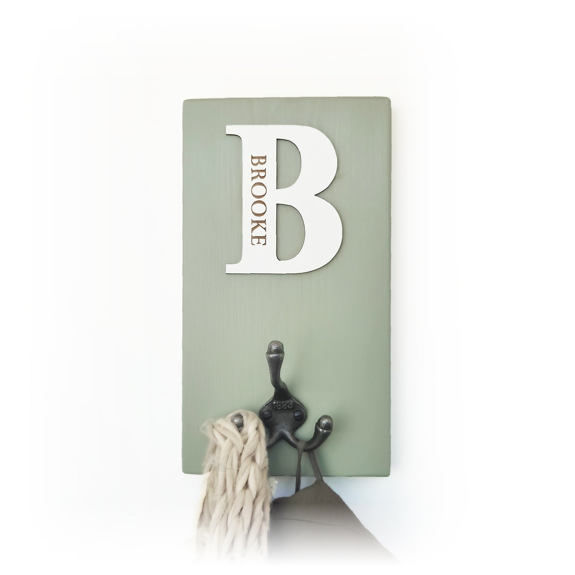 Personalised Initial Coat Hook