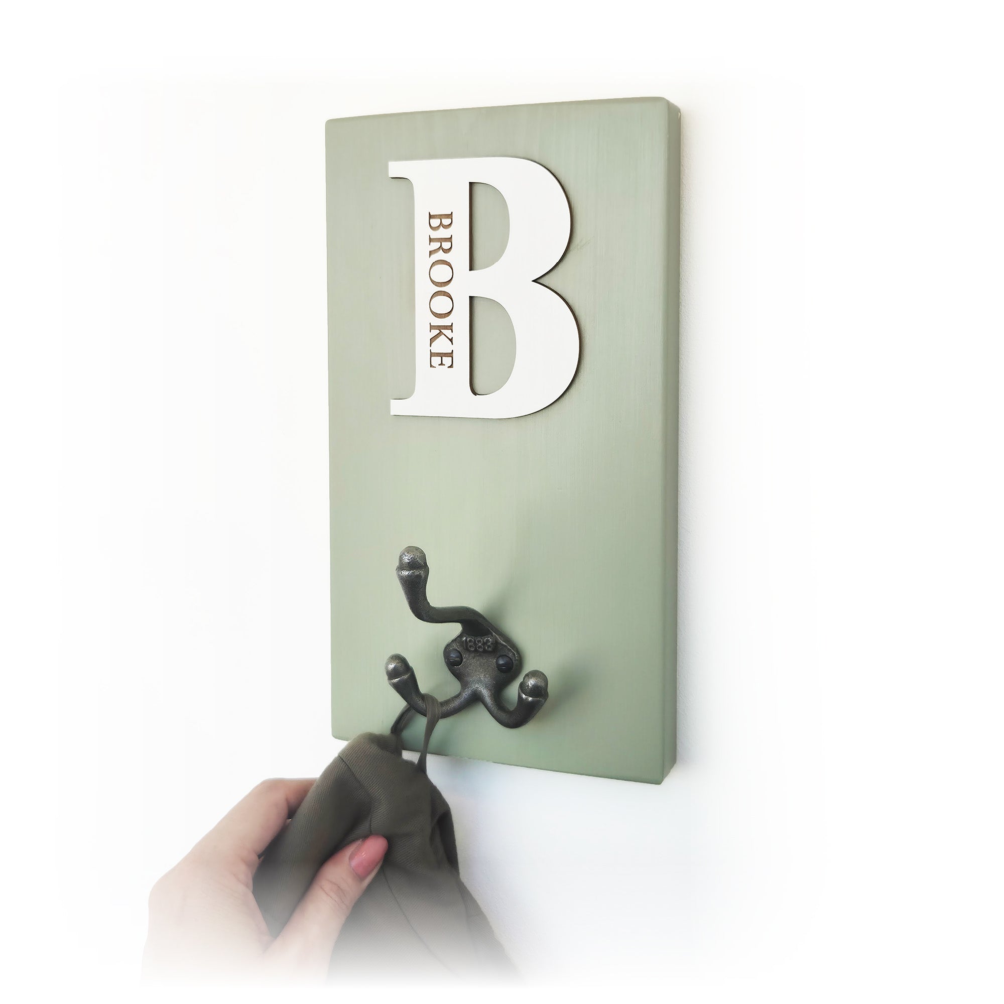 Personalised Initial Coat Hook