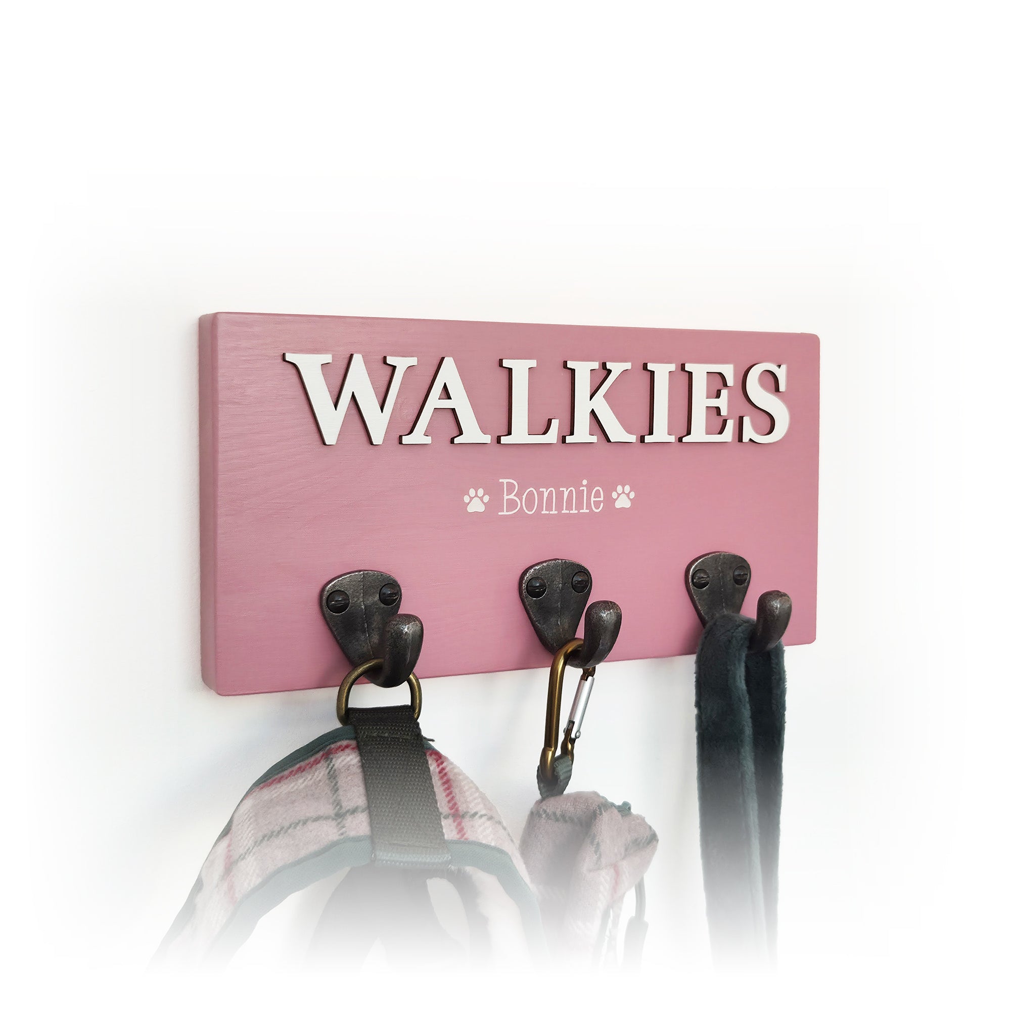 Personalised Walkies Dog Lead Hook
