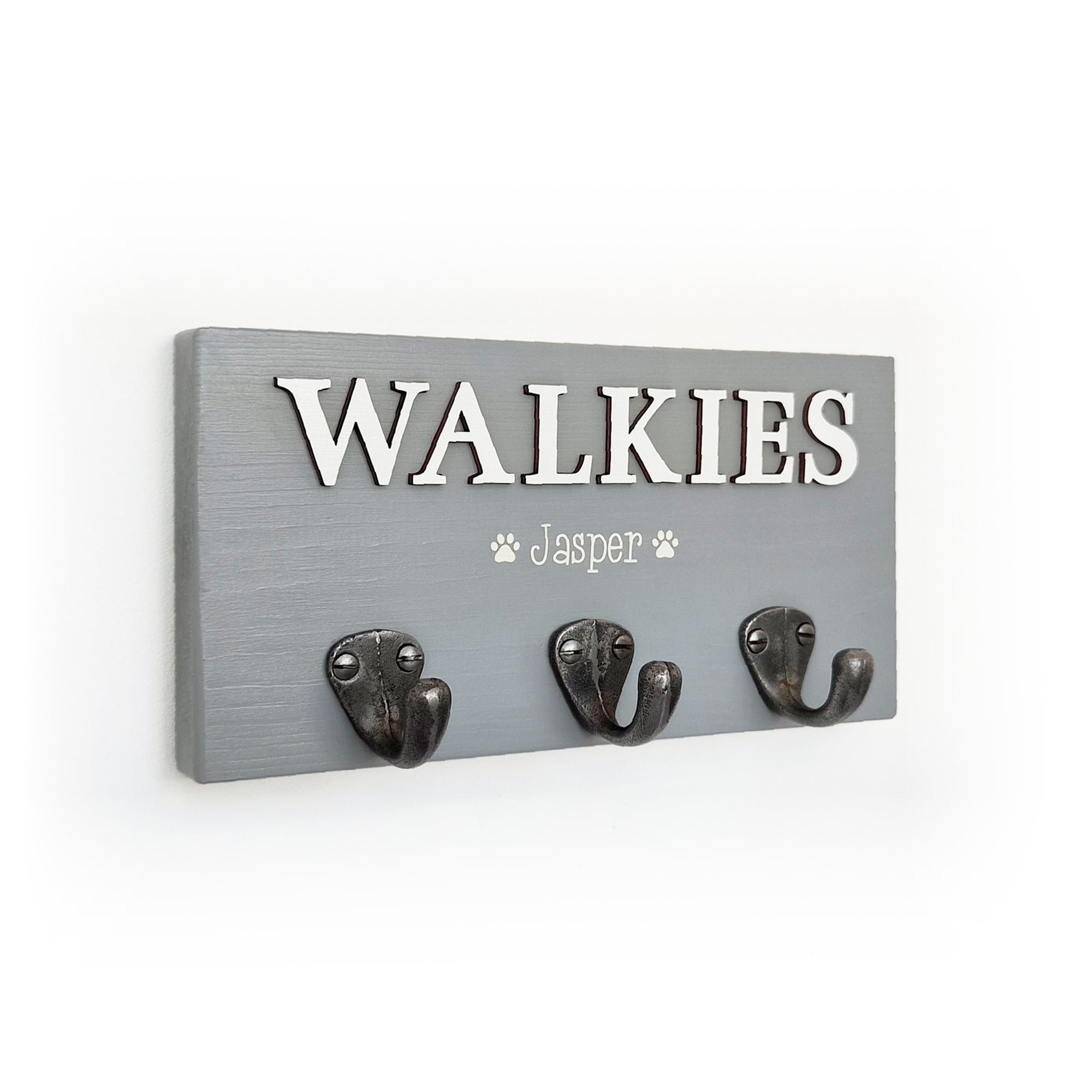 Personalised Walkies Dog Lead Hook