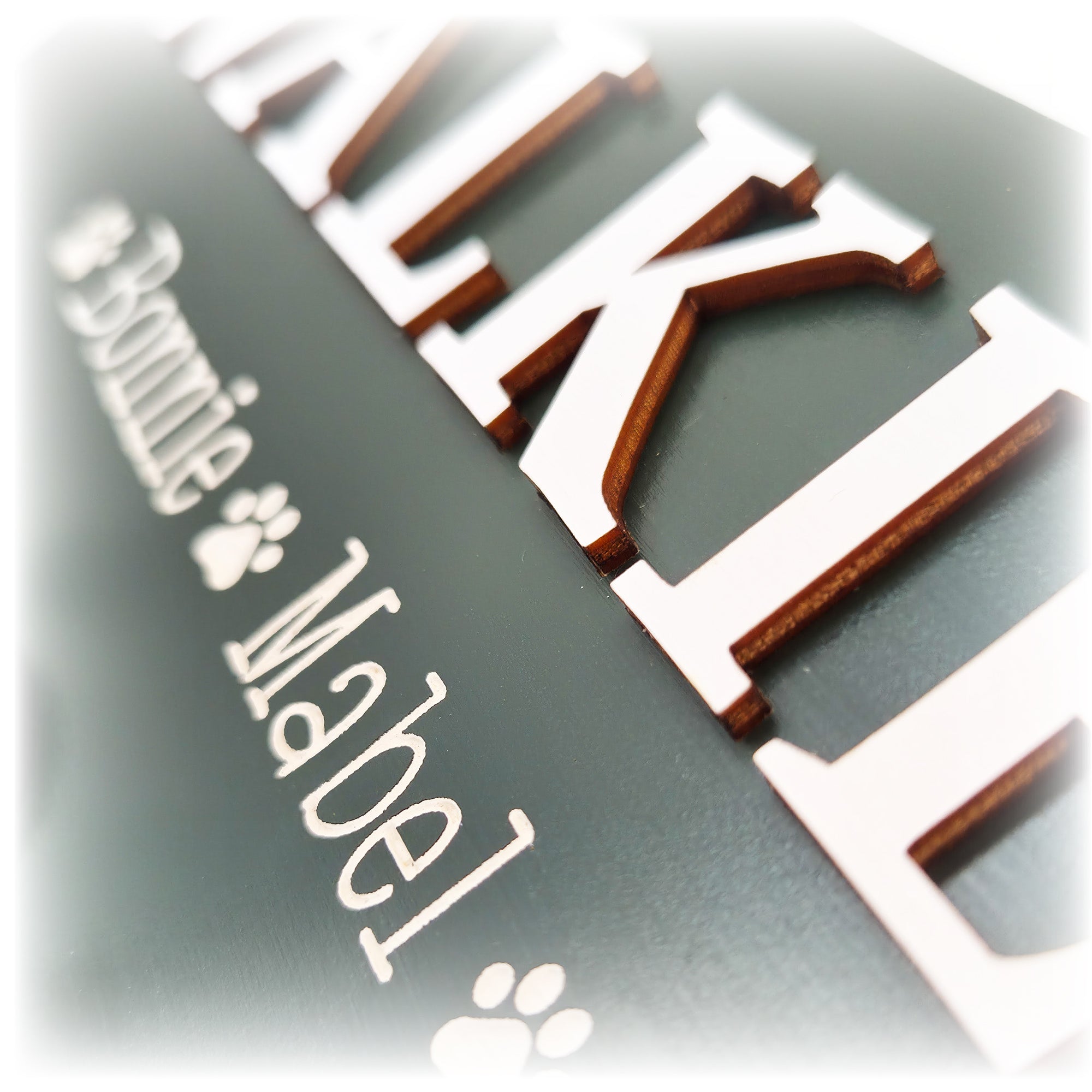 Personalised Walkies Dog Lead Hook