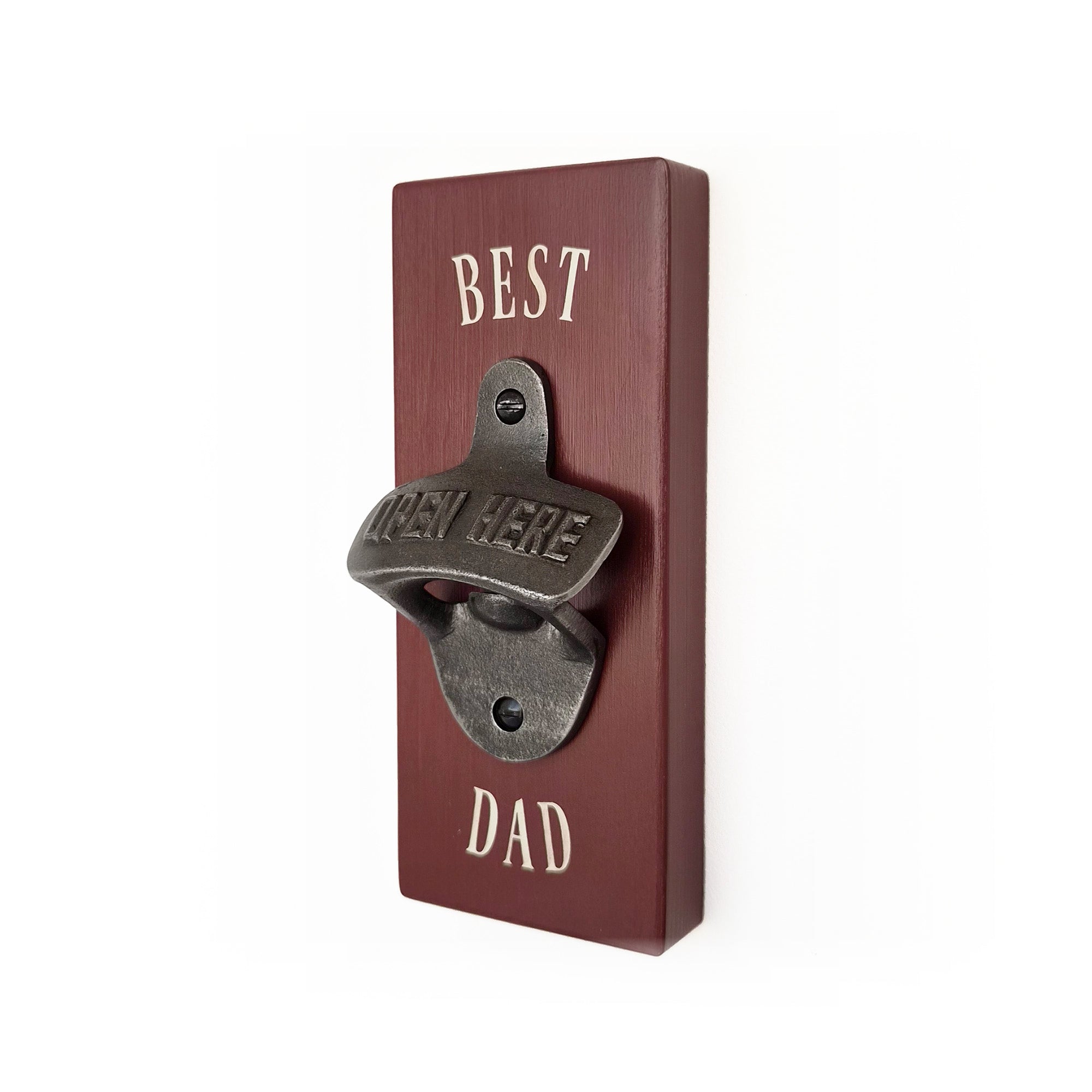 Personalised Wall-Mounted Bottle Opener – Mini