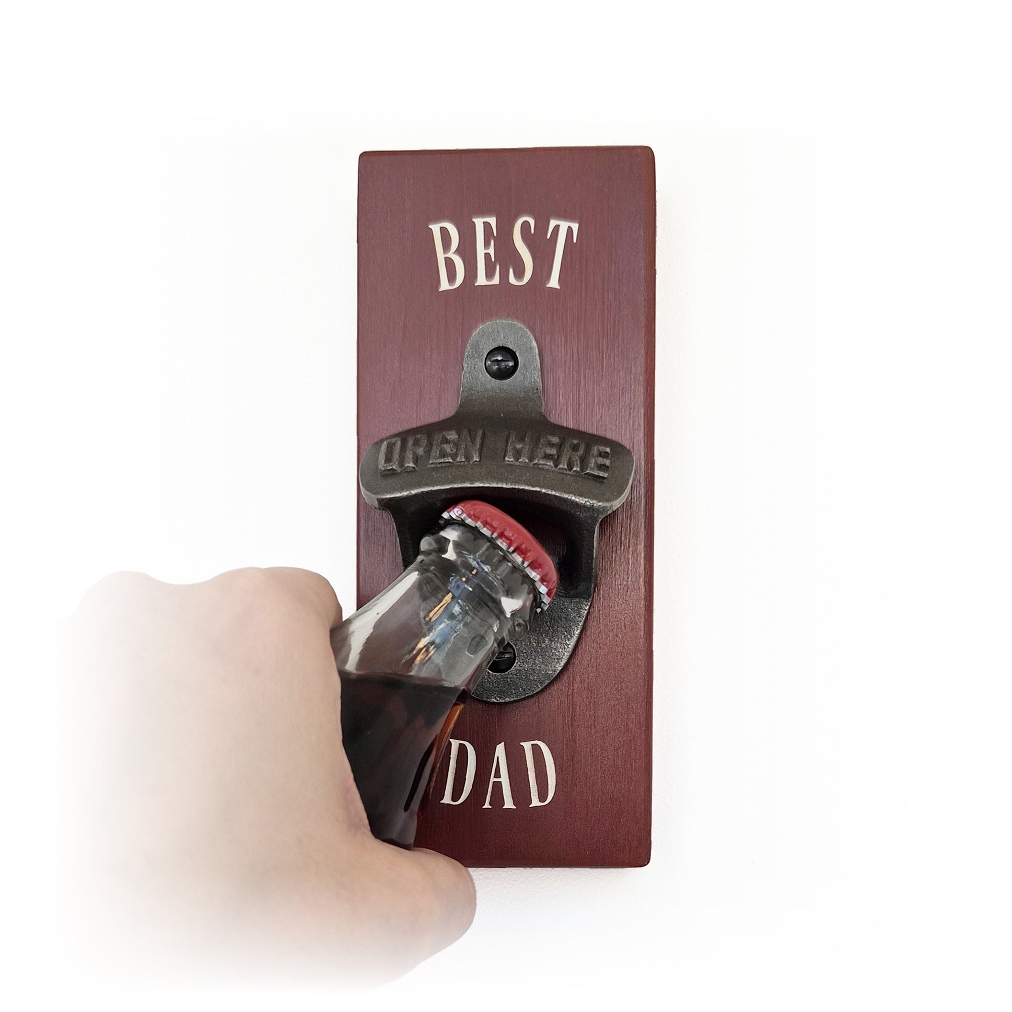 Personalised Wall-Mounted Bottle Opener – Mini