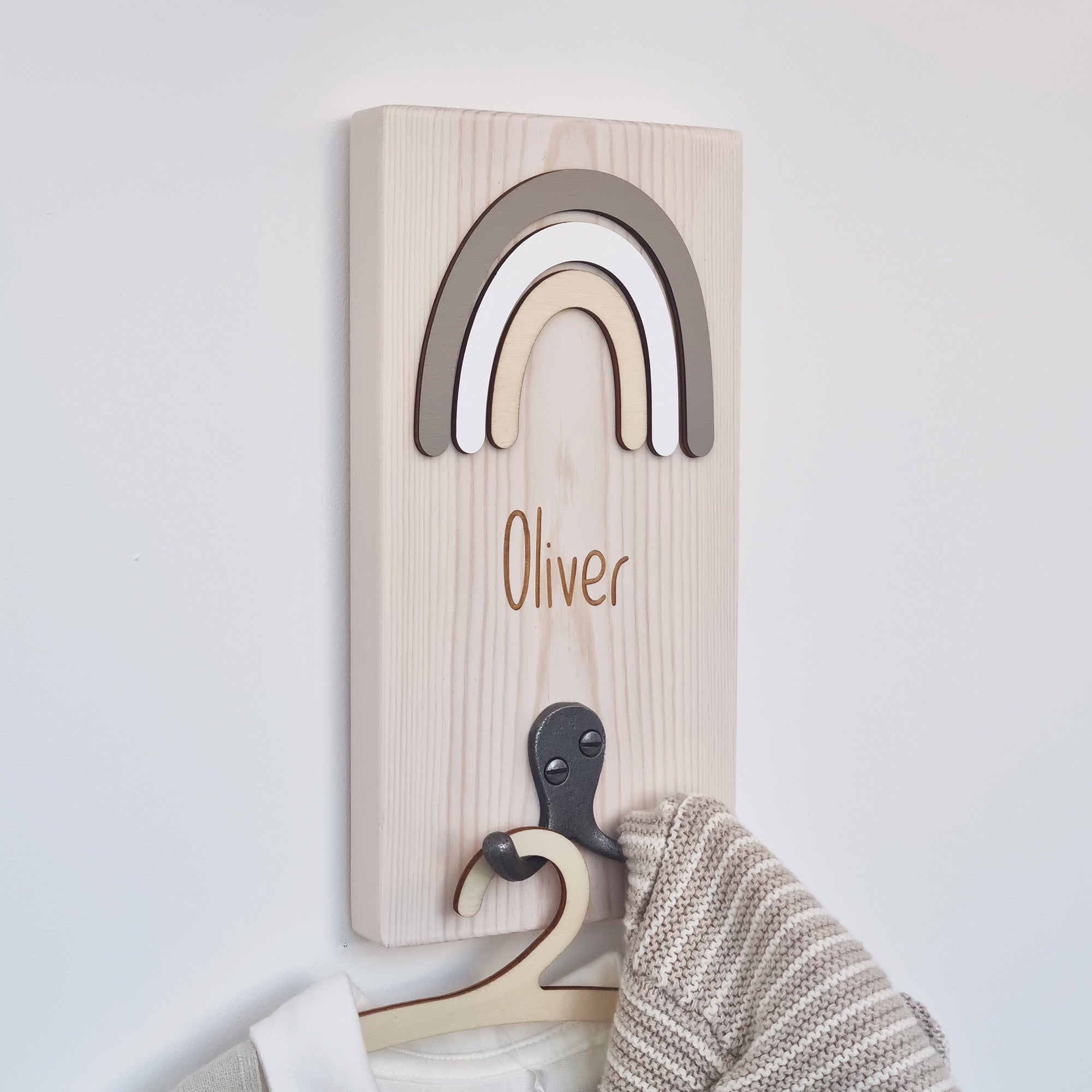 Children's Rainbow Coat Hook