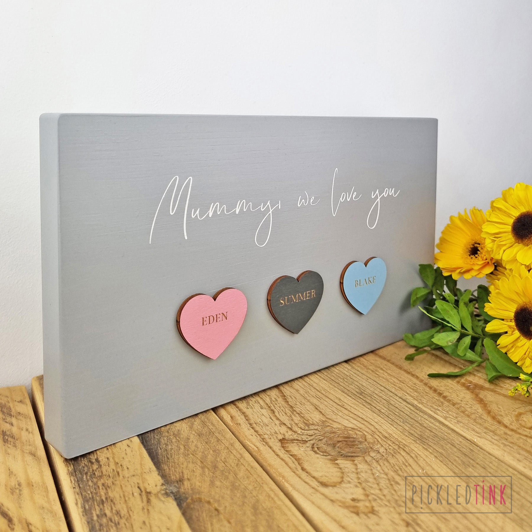 Personalised Heart Plaque