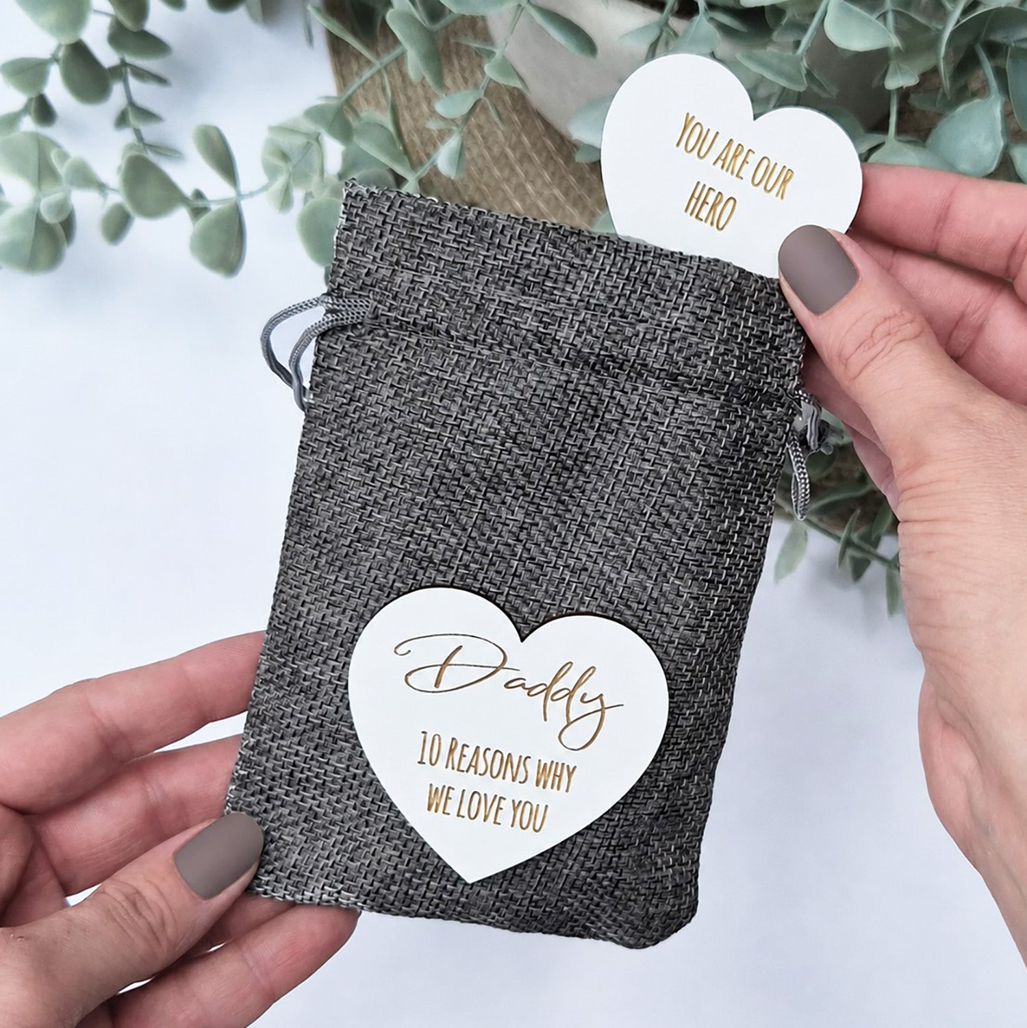 10 Reasons Why I Love You Token Bag