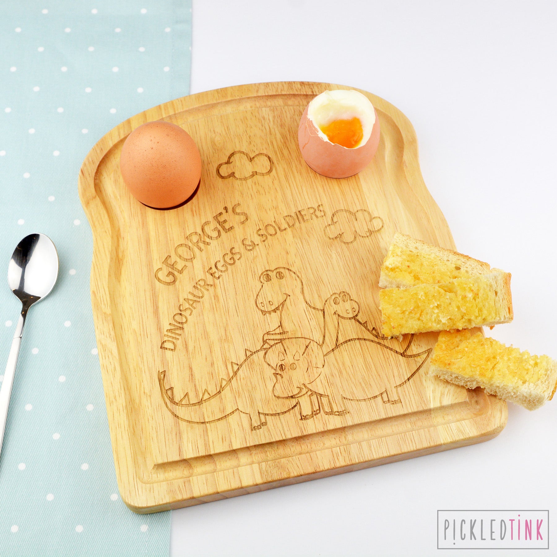 Personalised Breakfast Board - Dinosaur