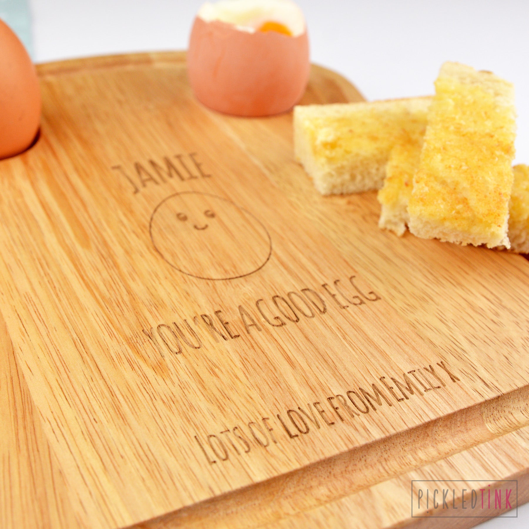 Personalised Breakfast Board - Good Egg