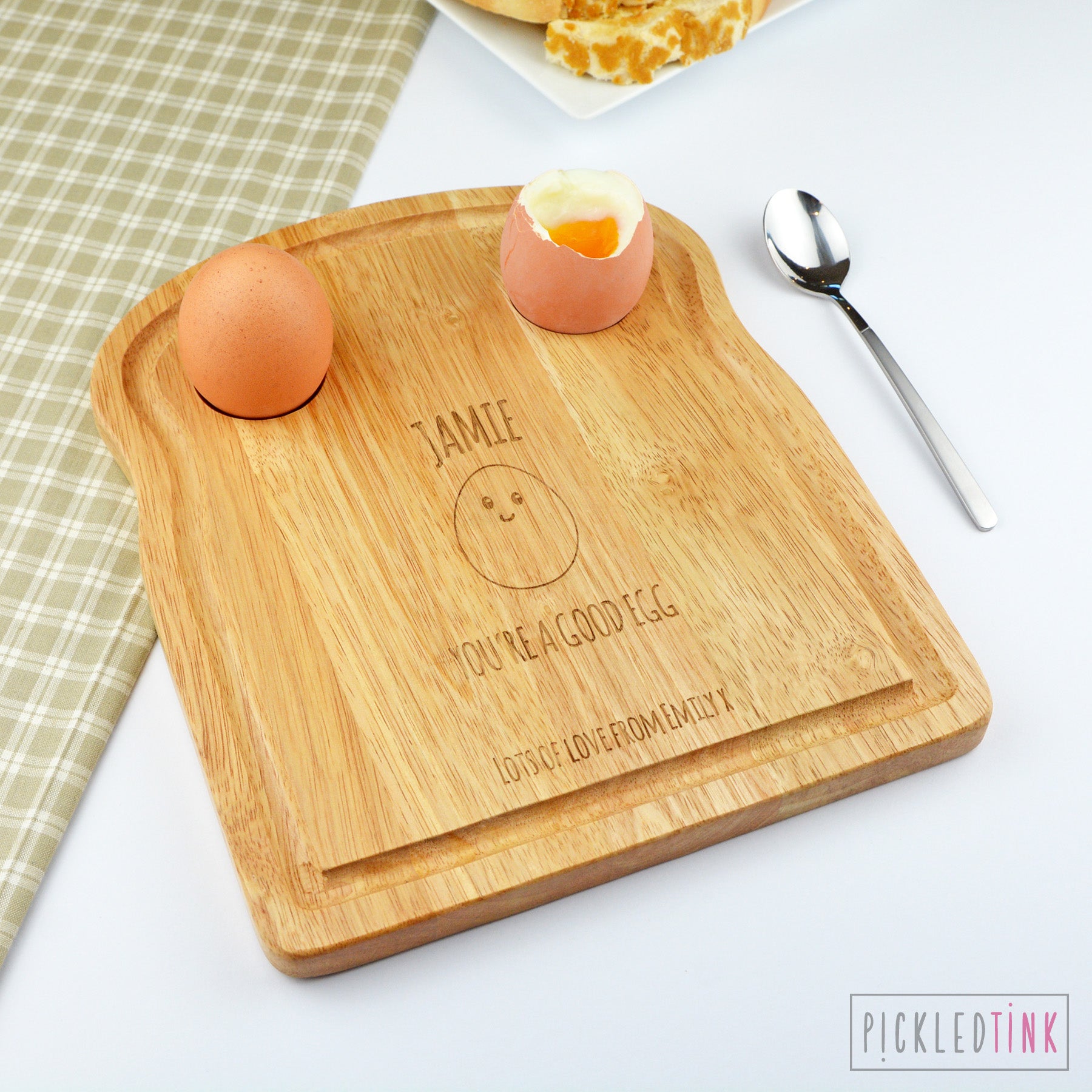 Personalised Breakfast Board - Good Egg