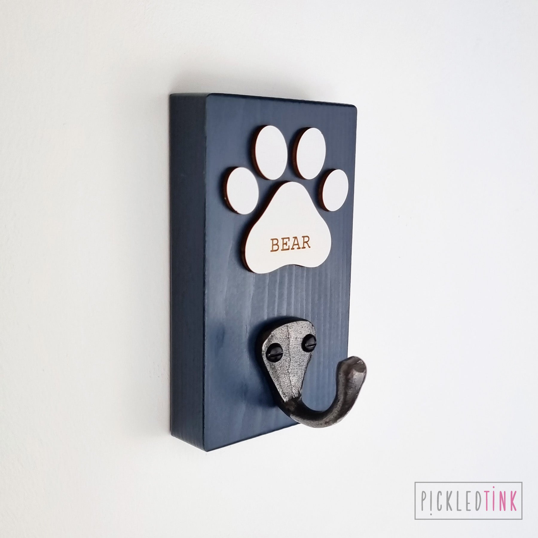 Personalised dog 2025 lead hook