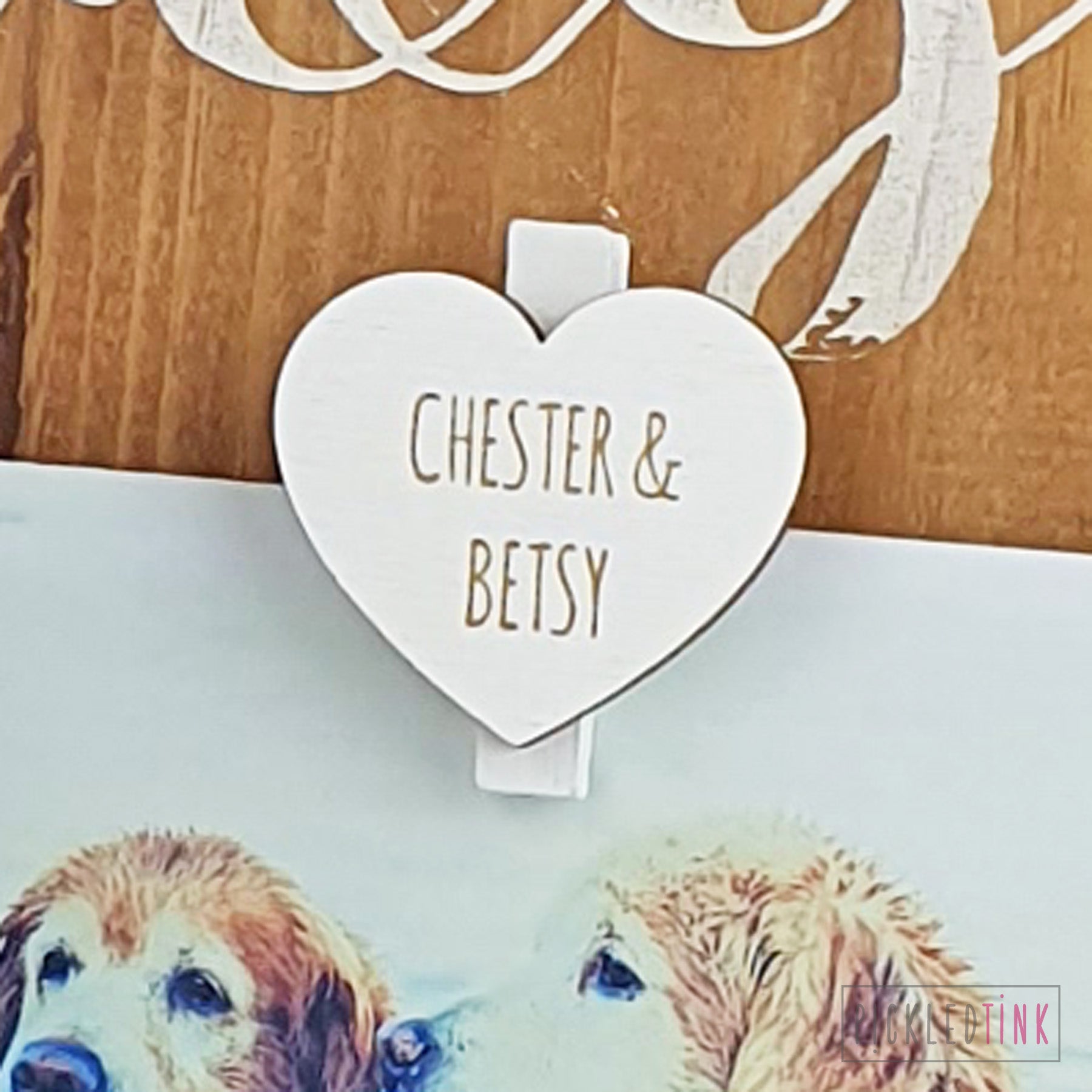 A house is not a home without a dog - Peg Photo Frame