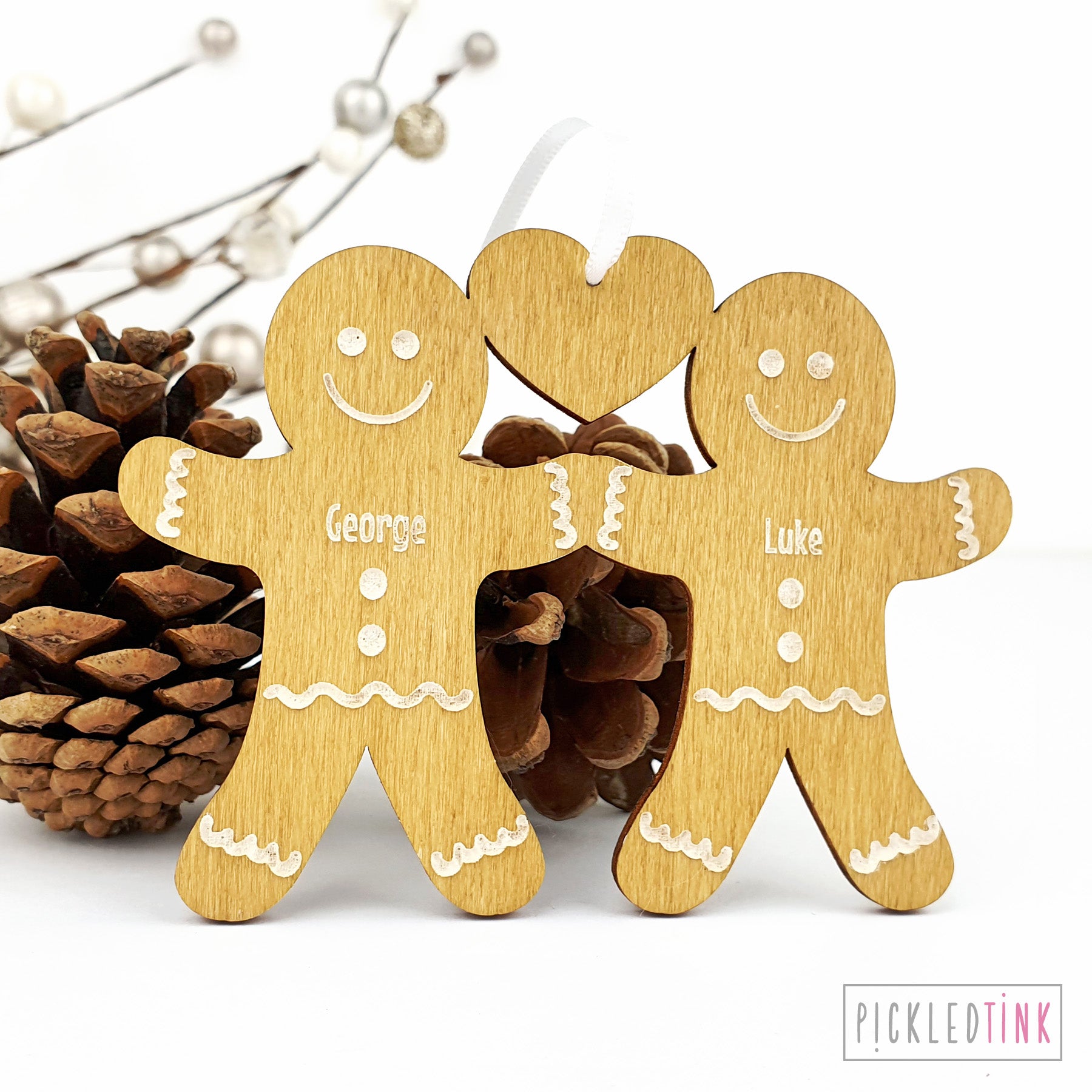 Gingerbread Couple Christmas Tree Decoaration